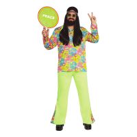 Bild på 60-tals Hippie Dude Plus-size Maskeraddräkt - Plus-size