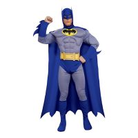 Bild på Batman Brave and Bold med Muskler Maskeraddräkt - Large