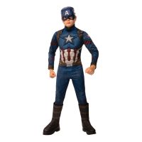 Bild på Captain America Barn Maskeraddräkt - Large