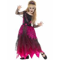 Bild på Deluxe Gothic Prom Queen Dräkt Barn (Small (4-6 år))