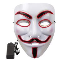 Bild på EL Wire V For Vendetta LED Mask - Röd