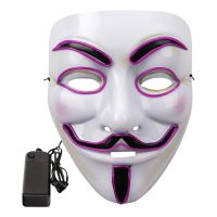 Bild på EL Wire V For Vendetta LED Mask - Rosa