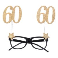 Bild på Glasögon med Siffra Guld - 60