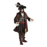 Bild på Karibisk Pirat Deluxe Maskeraddräkt - Standard
