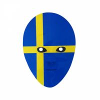 Bild på Pappmask  svenska flaggan