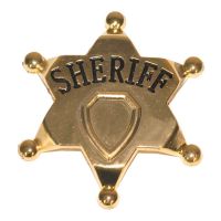 Bild på Sheriffstjärna i Metall