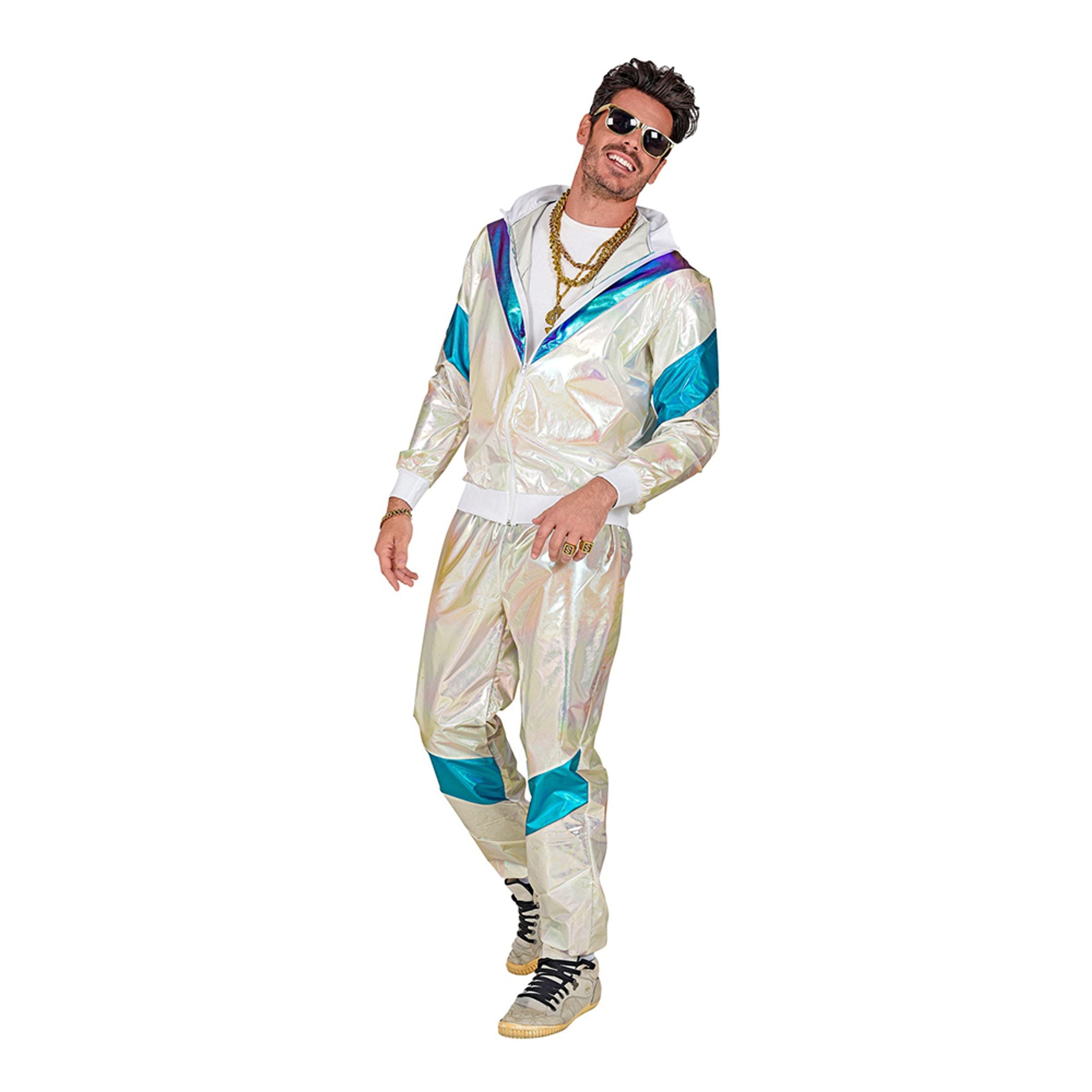 Bild föreställande produkten 80-tals Holographic Träningsoverall – Large