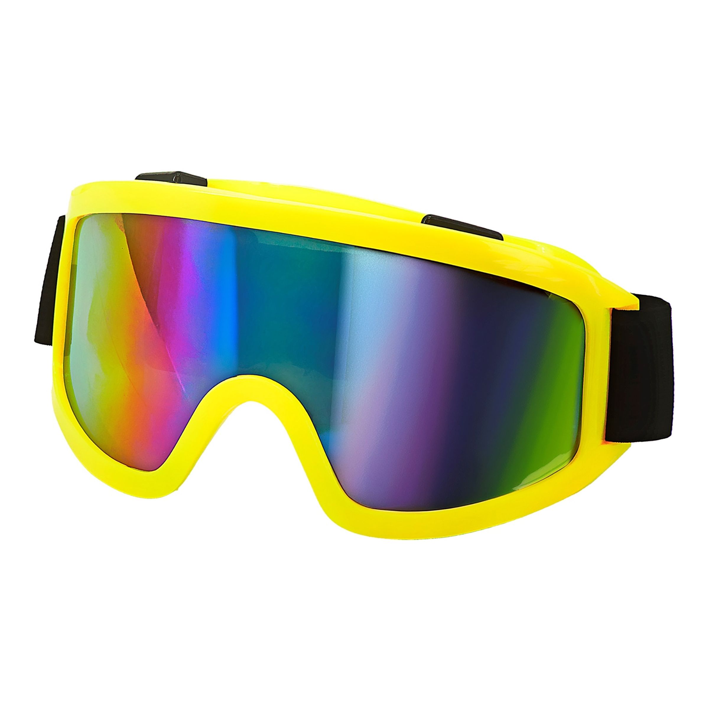 Bild föreställande produkten 80-tals Skidglasögon Neongul – One size