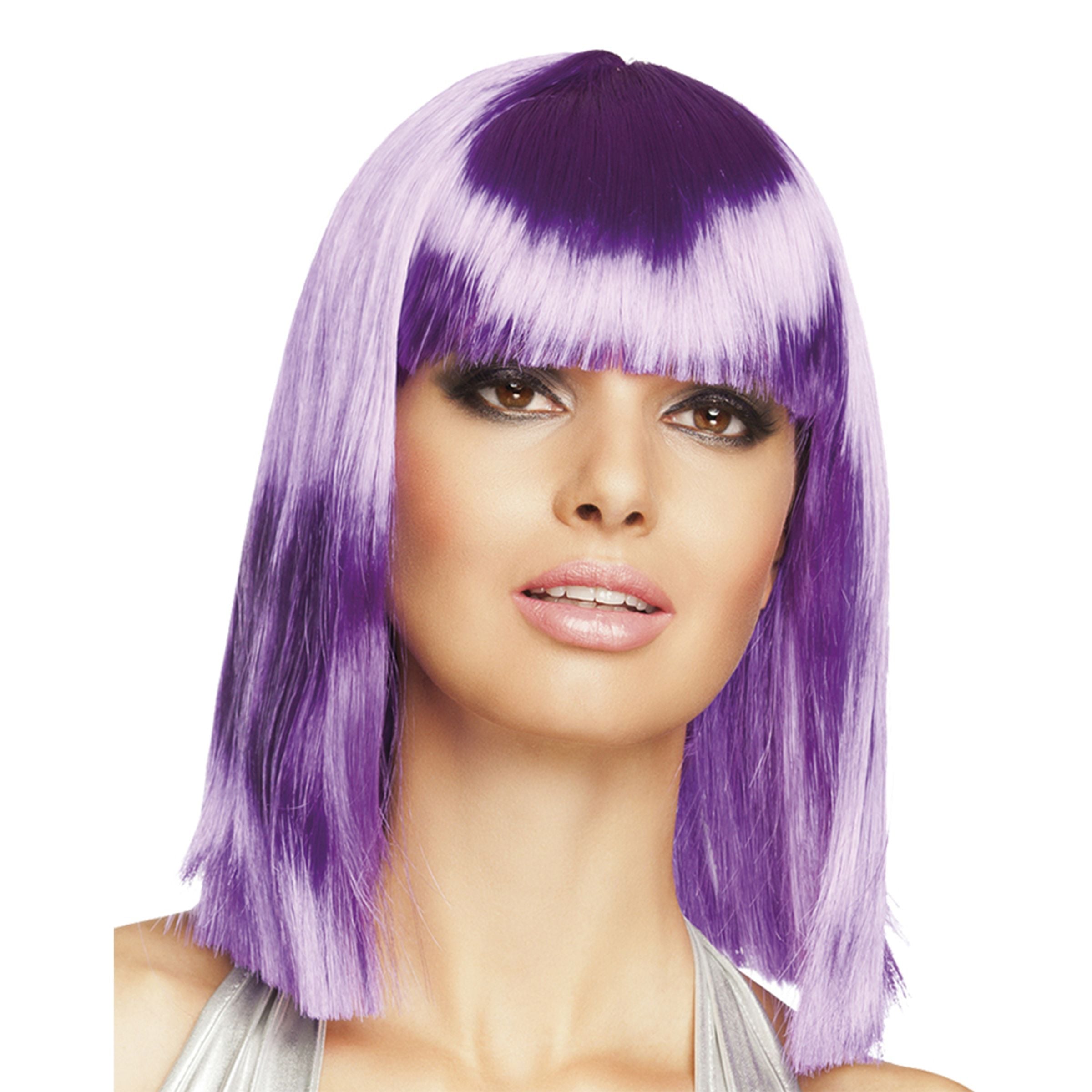 Bild föreställande produkten 90-tals Dance Neonlila Peruk – One size