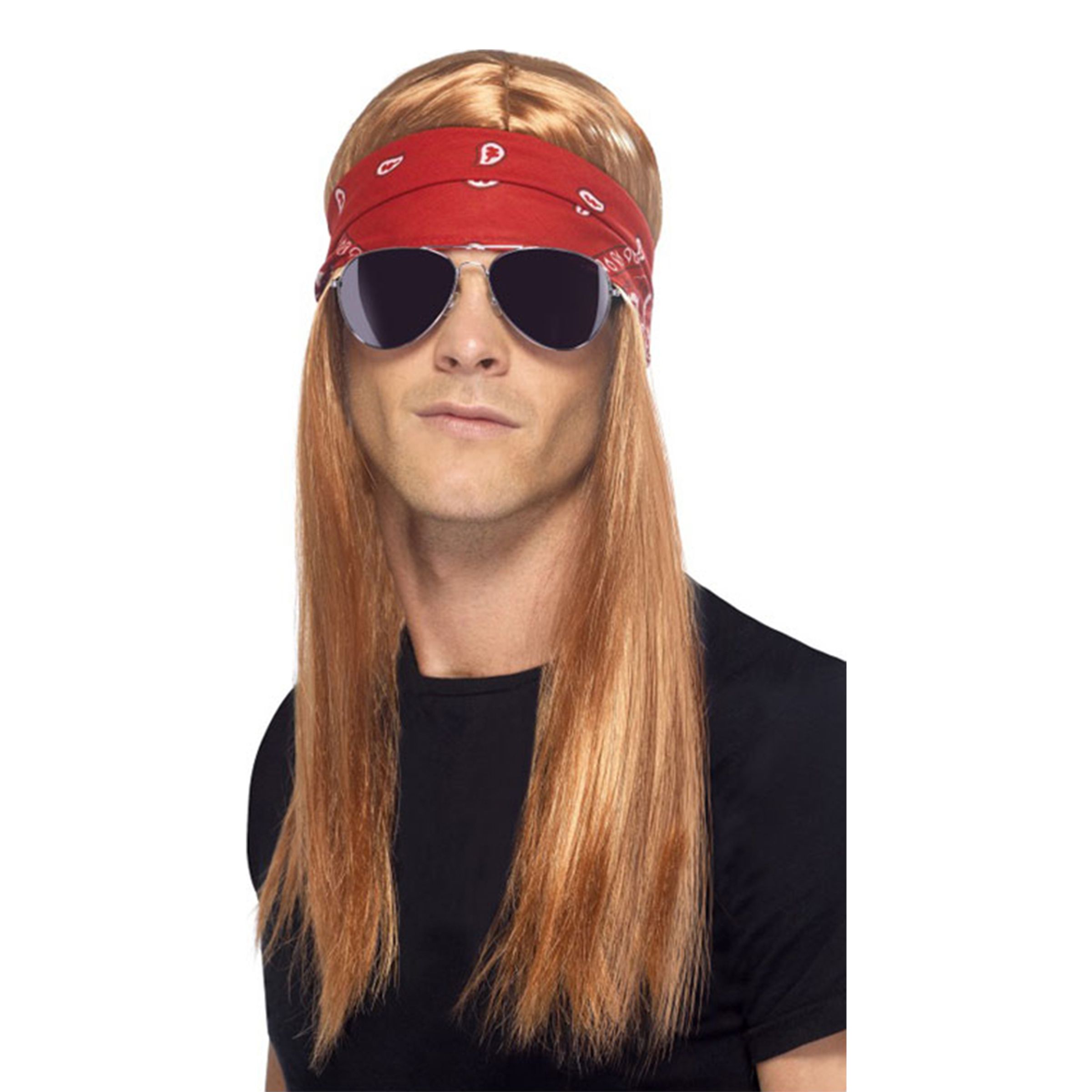 Bild föreställande produkten 90-tals Rockare Perukset – One size