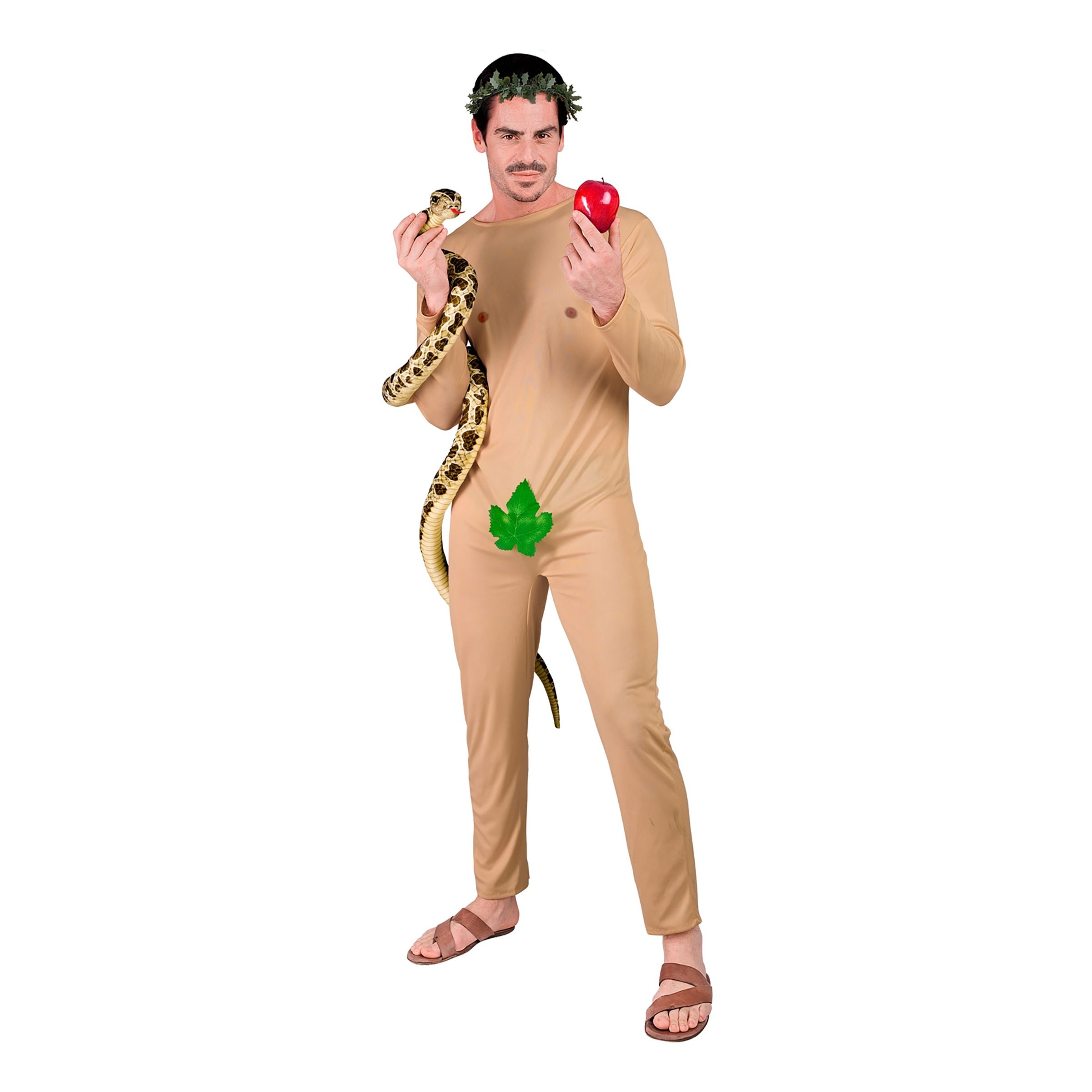 Bild föreställande produkten Adam med Löv Maskeraddräkt – Medium