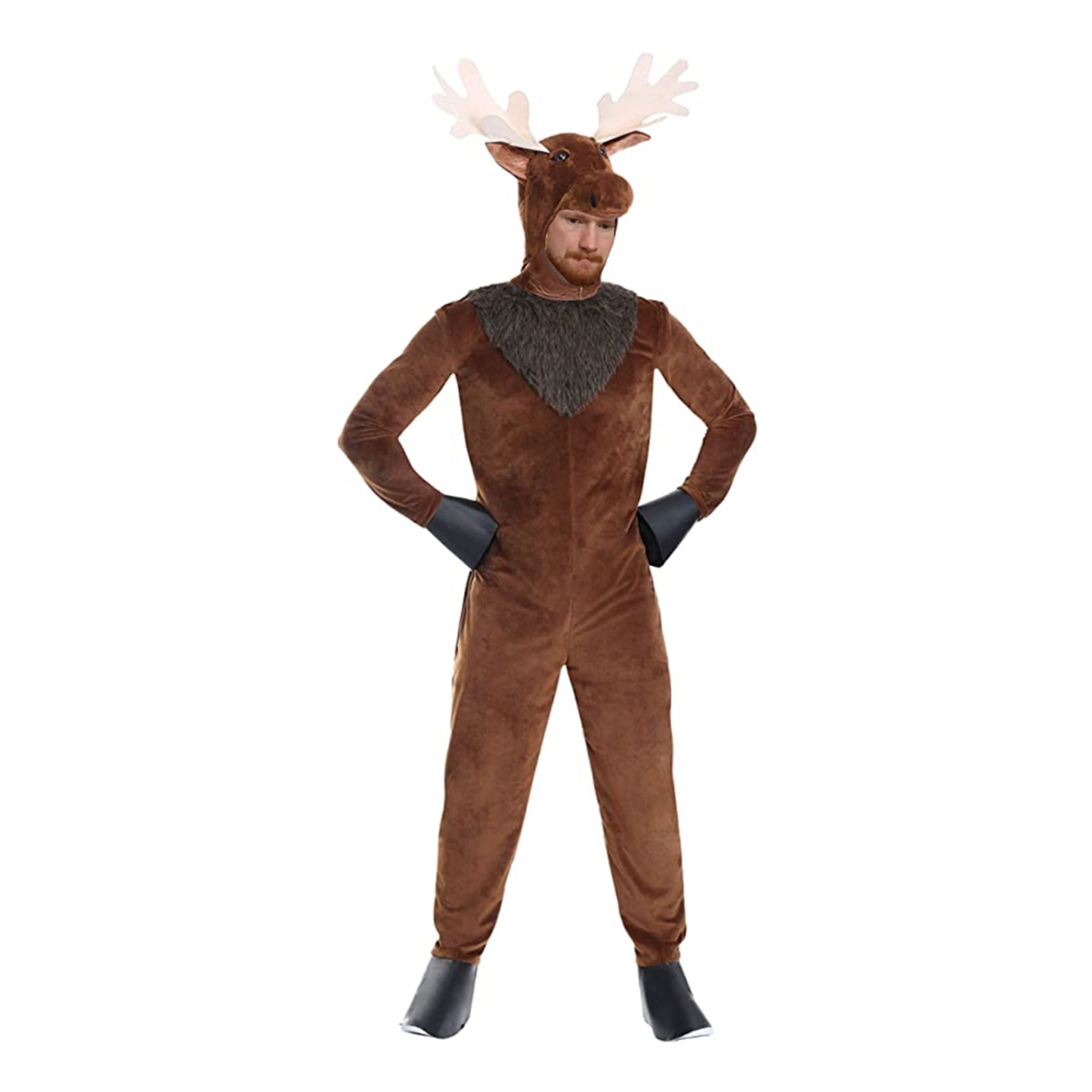 Bild föreställande produkten Älg Deluxe Maskeraddräkt – One size