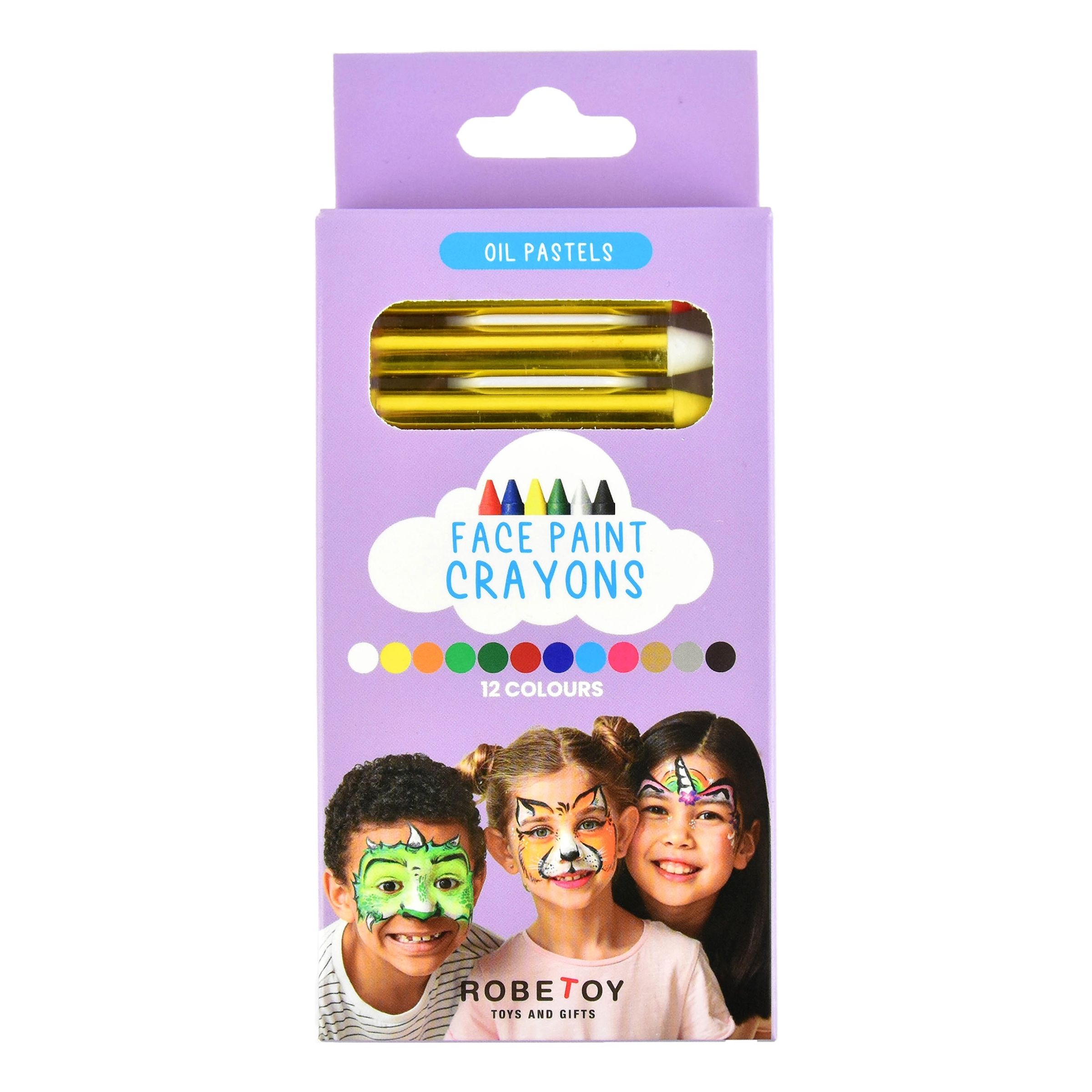 Bild föreställande produkten Ansiktsfärg Kritor Multi – 12-pack