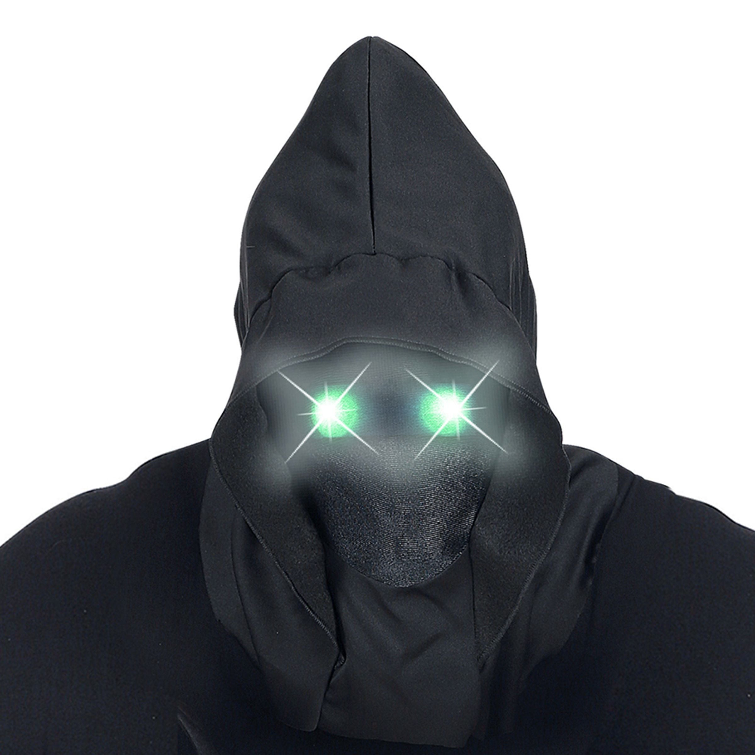 Bild föreställande produkten Ansiktslös Mask med Lysande Gröna Ögon – One size
