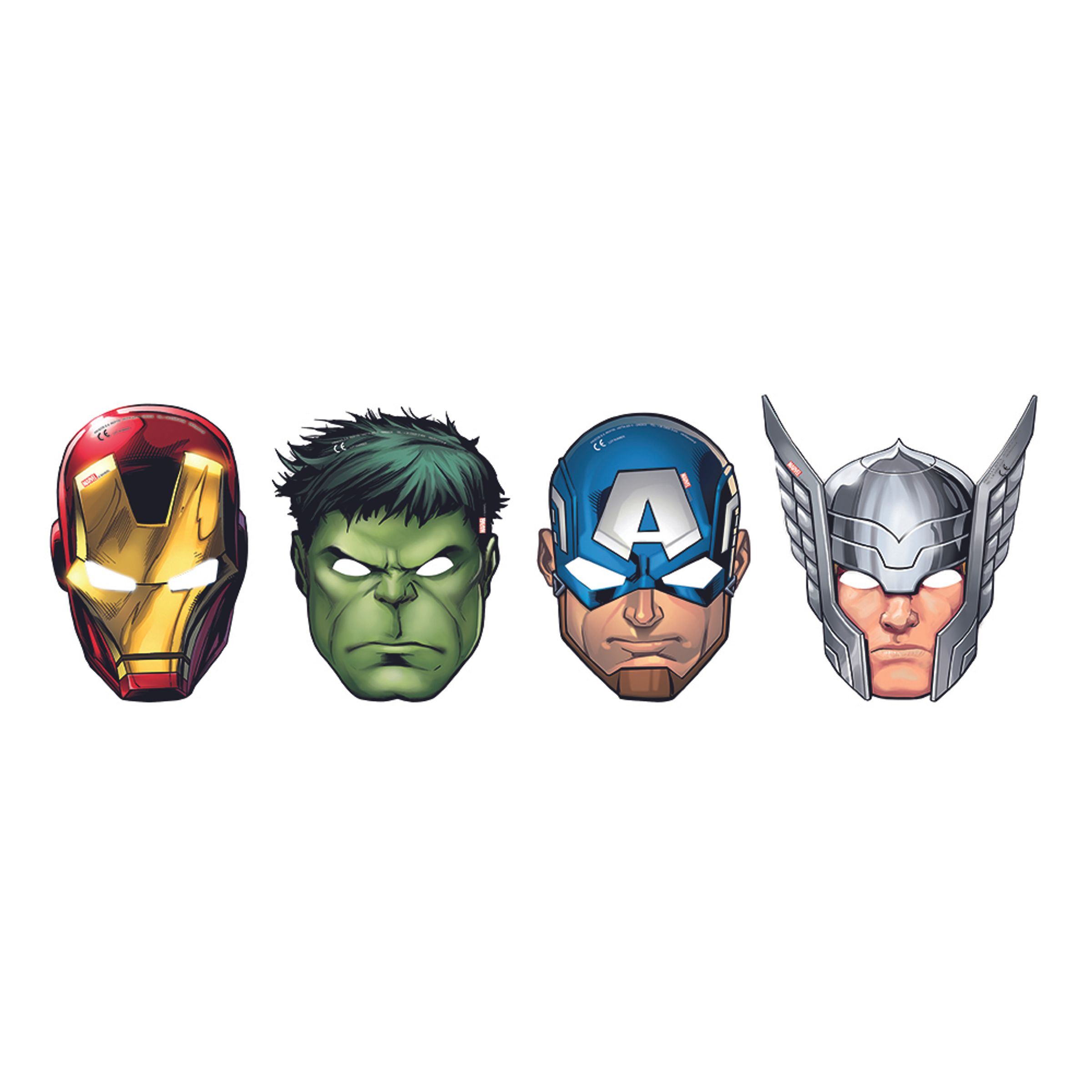 Bild föreställande produkten Ansiktsmasker Avengers – 6-pack