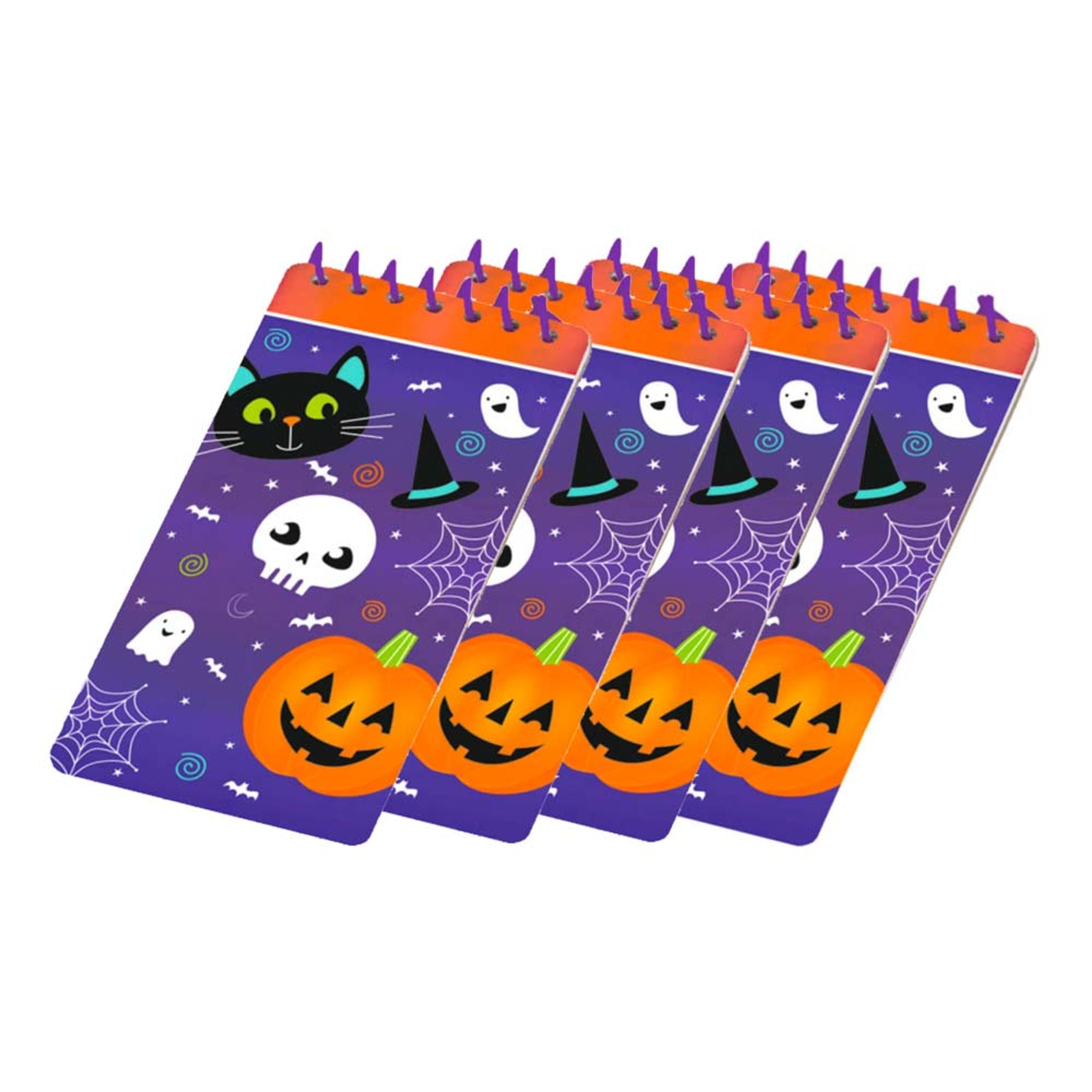 Bild föreställande produkten Anteckningsblock Mini Halloween Friends – 4-pack