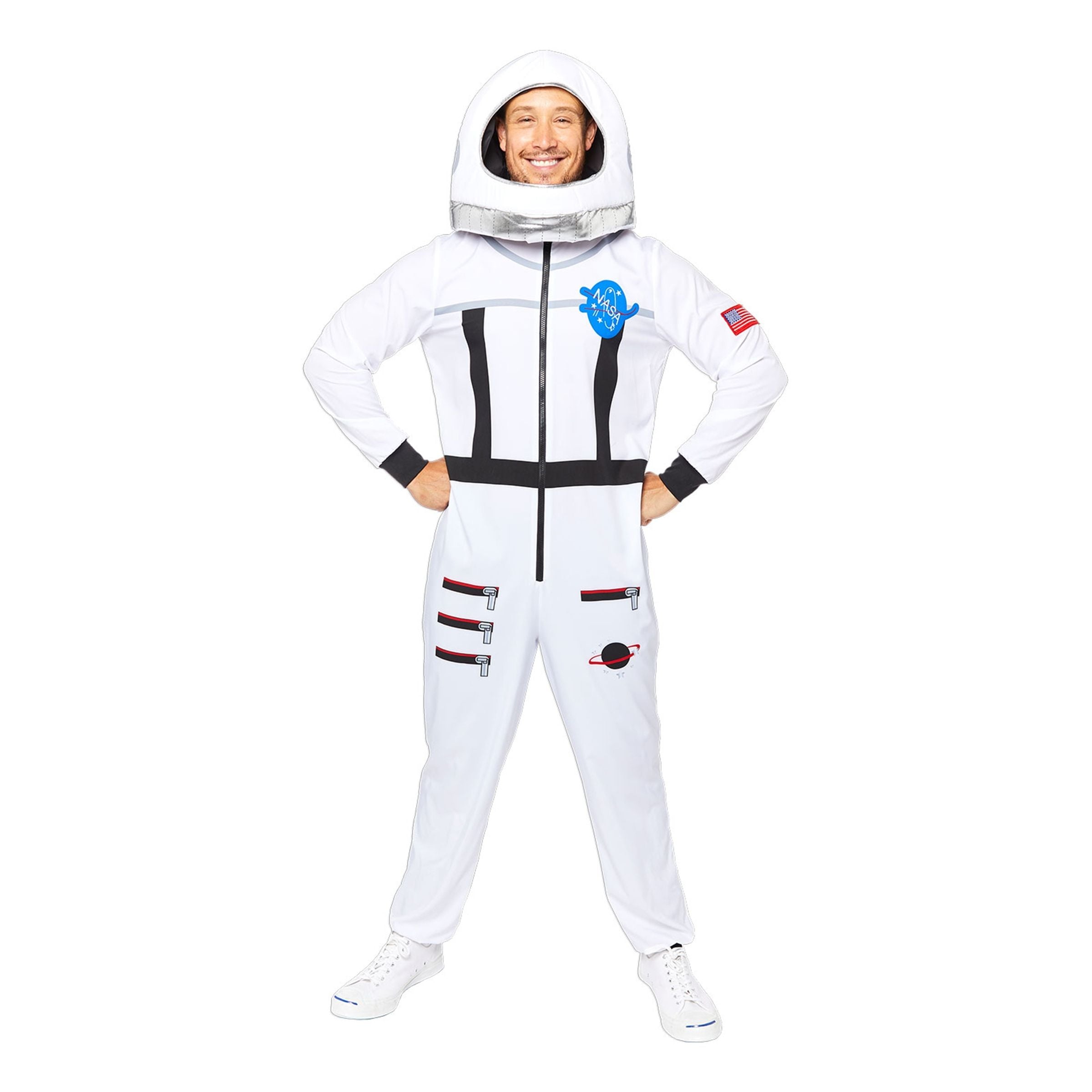 Bild föreställande produkten Astronaut Vit Maskeraddräkt – Large