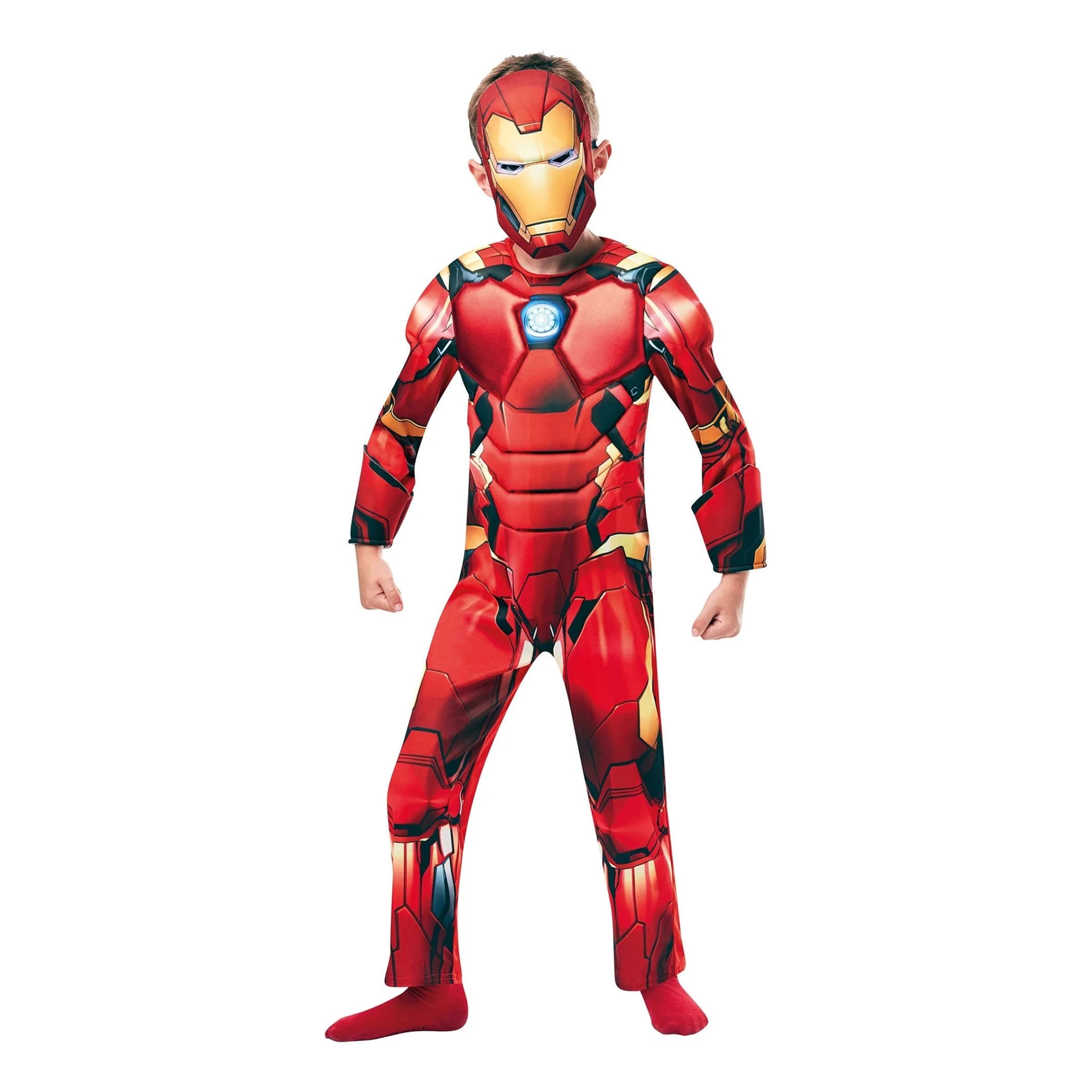 Bild föreställande produkten Avengers&trade; Iron Man Deluxe Barn Maskeraddräkt – Small