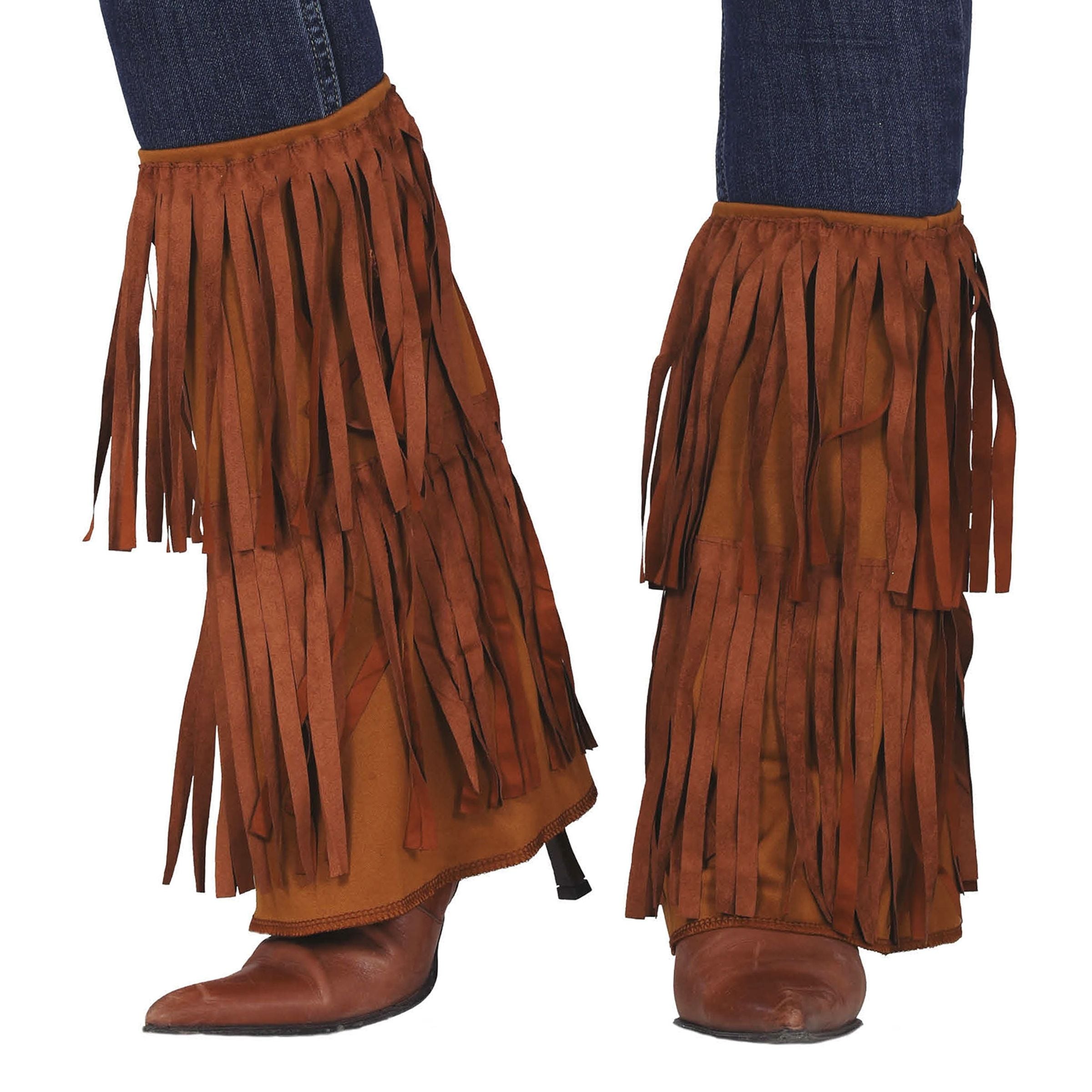 Bild föreställande produkten Benvärmare Hippie med Fransar – One size