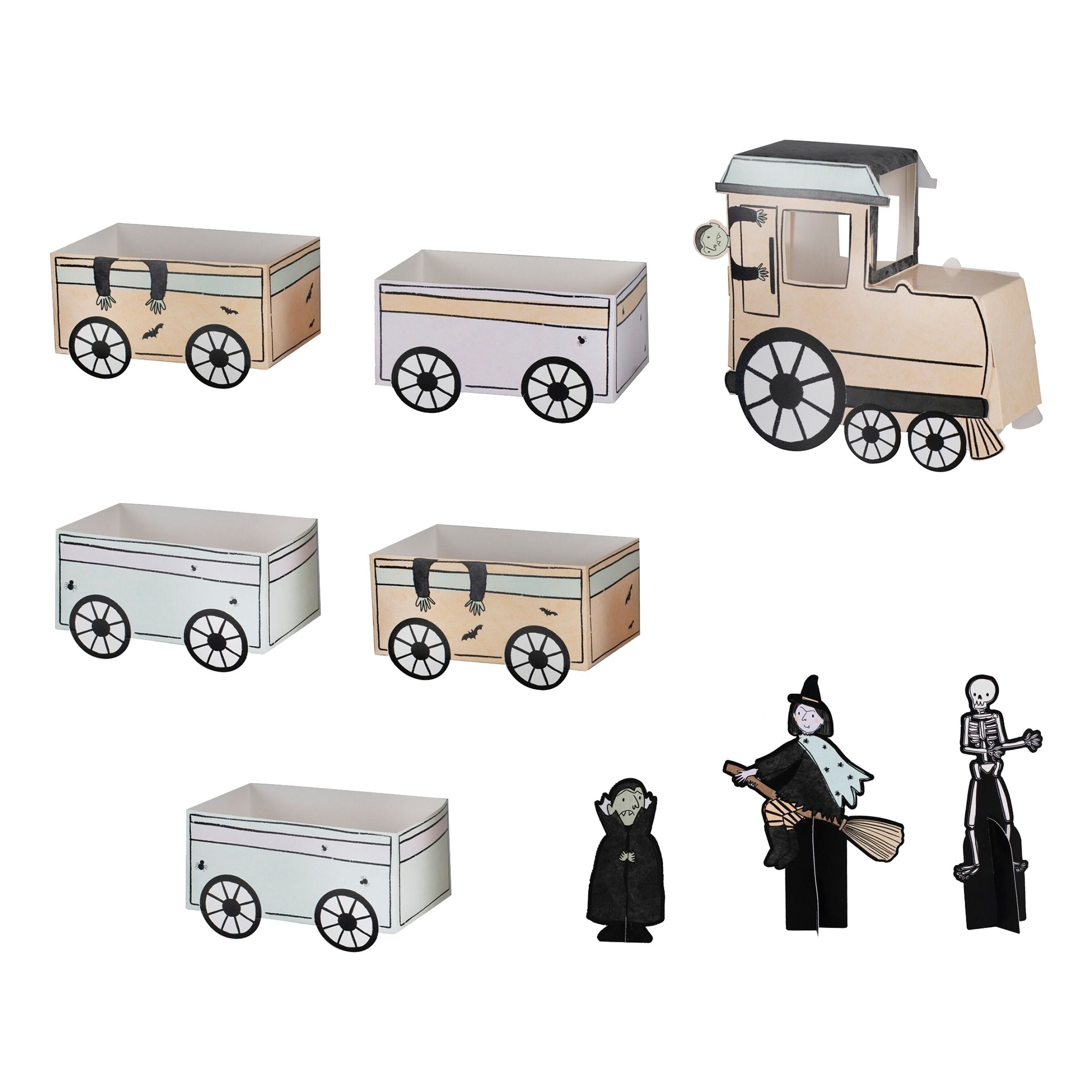 Bild föreställande produkten BOO Halloween Snackståg Dekoration