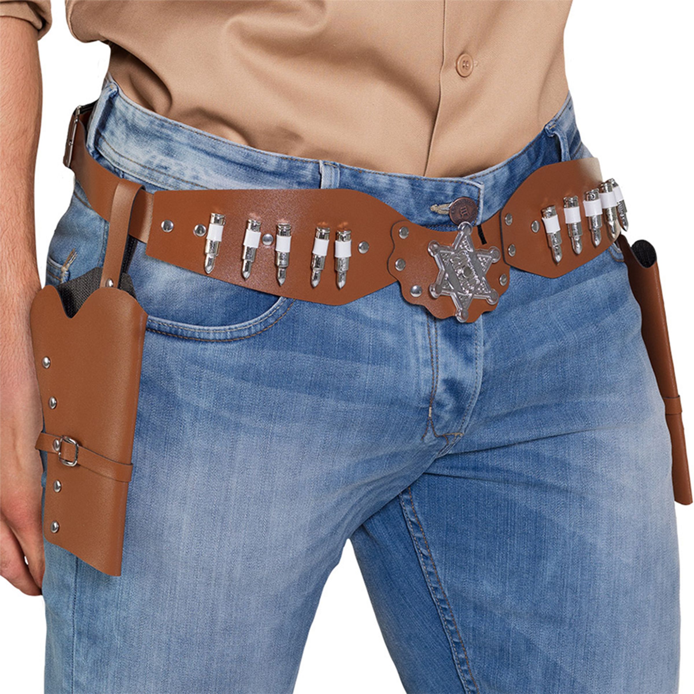 Bild föreställande produkten Brunt Dubbelhölster