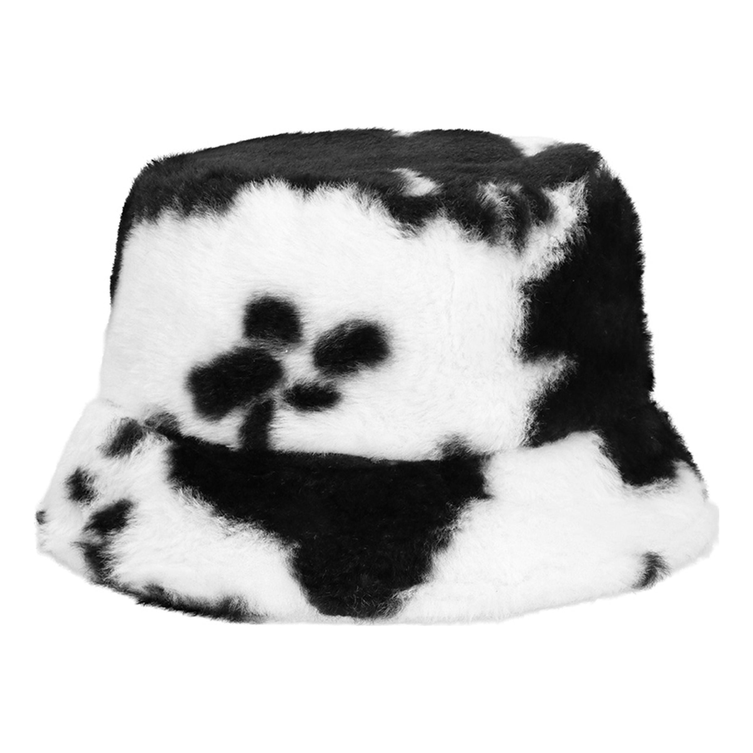 Bild föreställande produkten Bucket Hat i Fuskpäls Komönstrad – One size