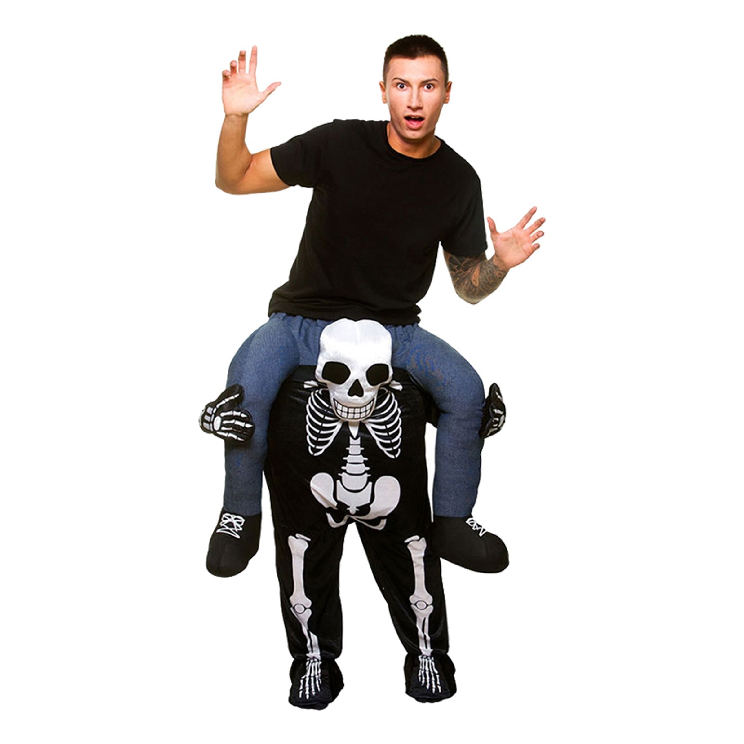 Bild föreställande produkten Carry Me Skelett Maskeraddräkt – One size