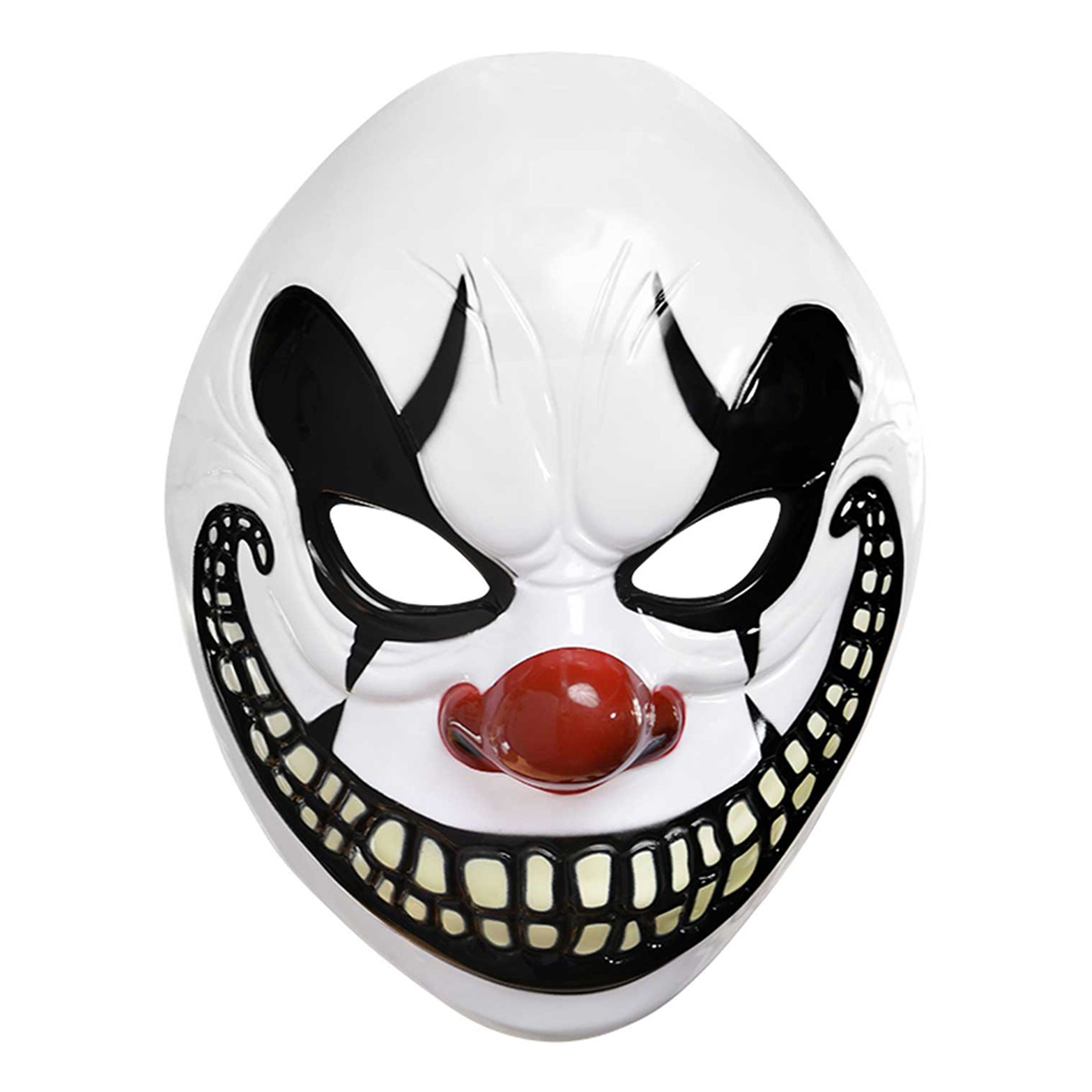 Bild föreställande produkten Clown Halloween Plastmask – One size