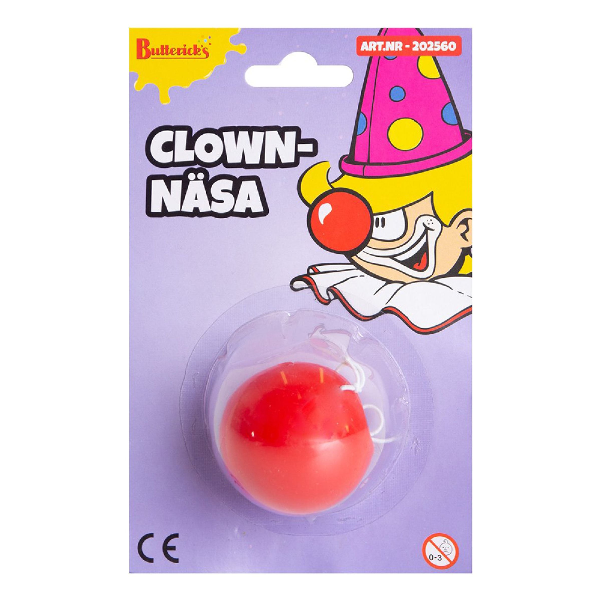 Bild föreställande produkten Clownnäsa i Plast