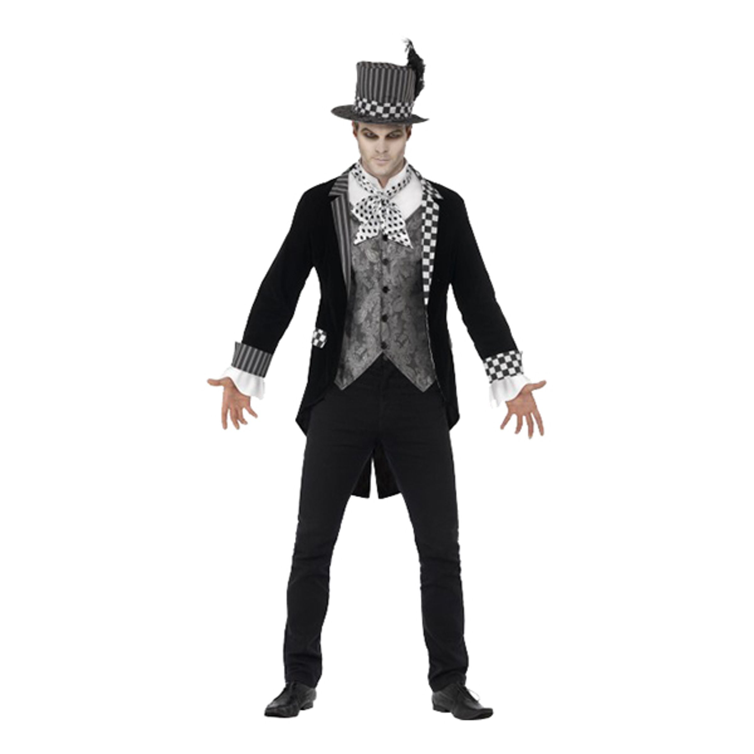 Bild föreställande produkten Black Hatter Maskeraddräkt – Large