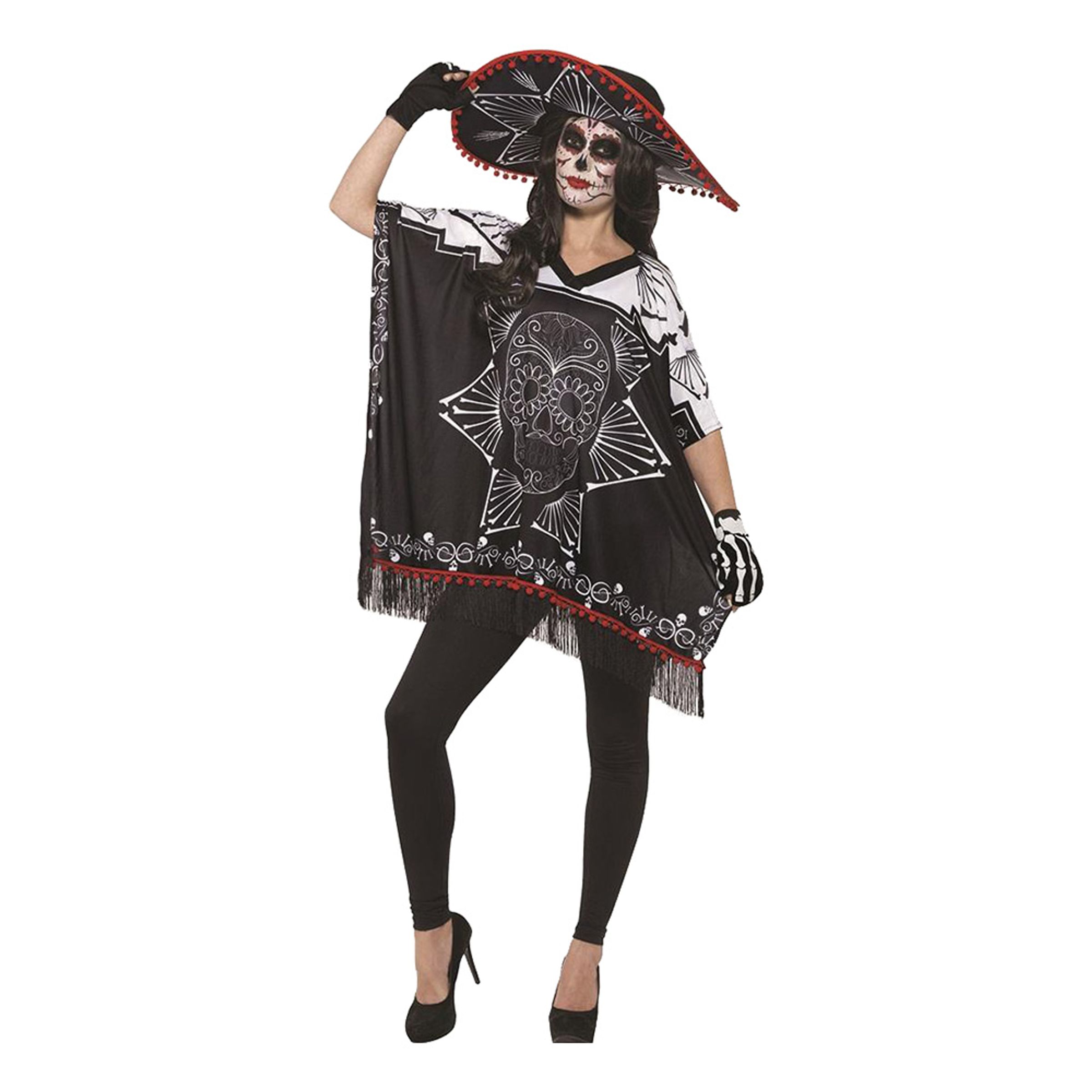 Bild föreställande produkten Day of the Dead Bandit Maskeraddräkt – One size