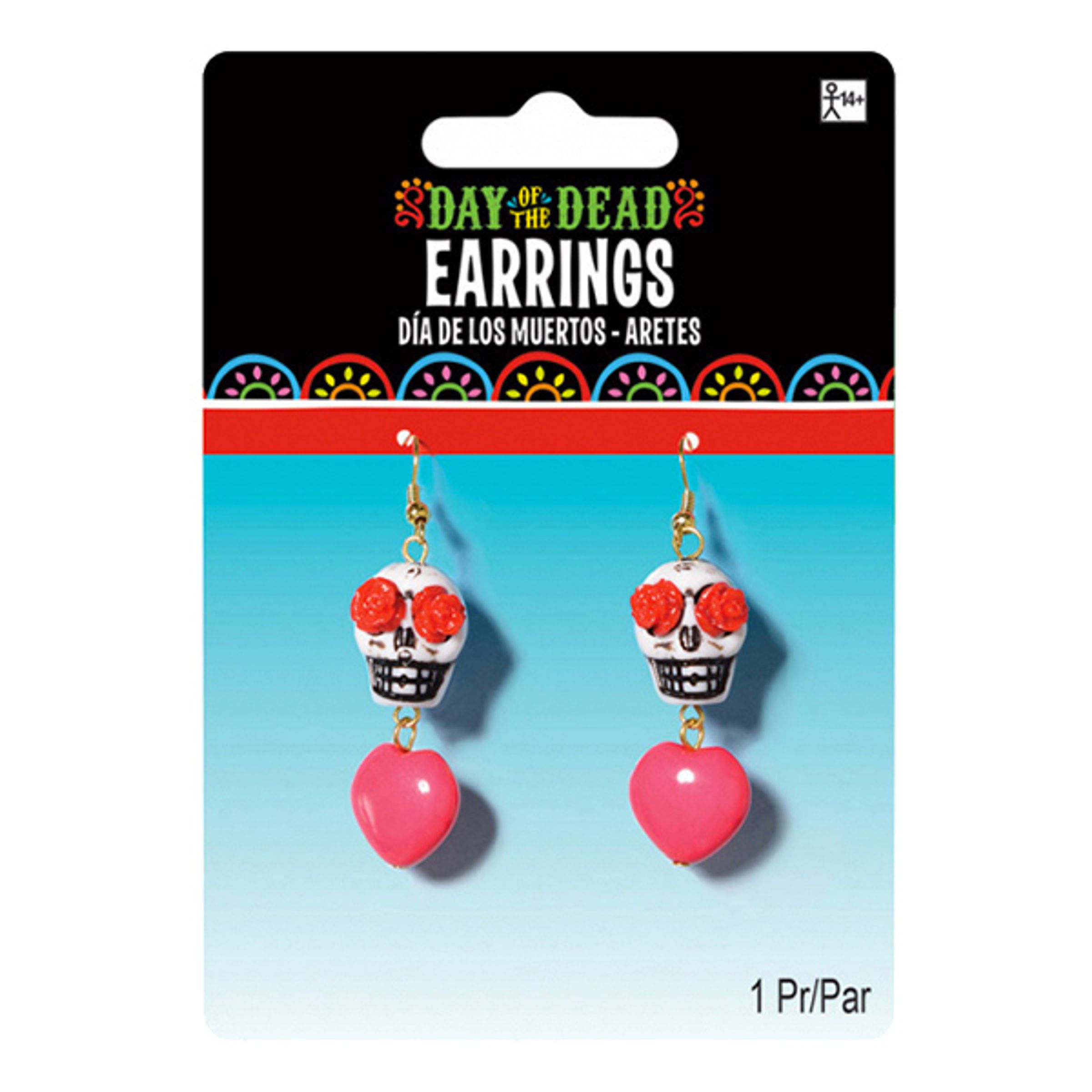 Bild föreställande produkten Day of the Dead Döskallar Örhängen – 2-pack