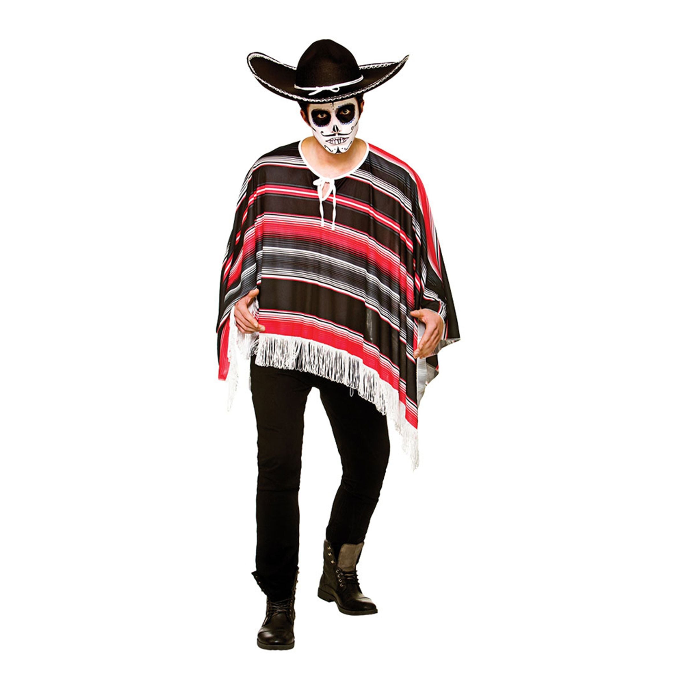 Bild föreställande produkten Day of The Dead Poncho – One size
