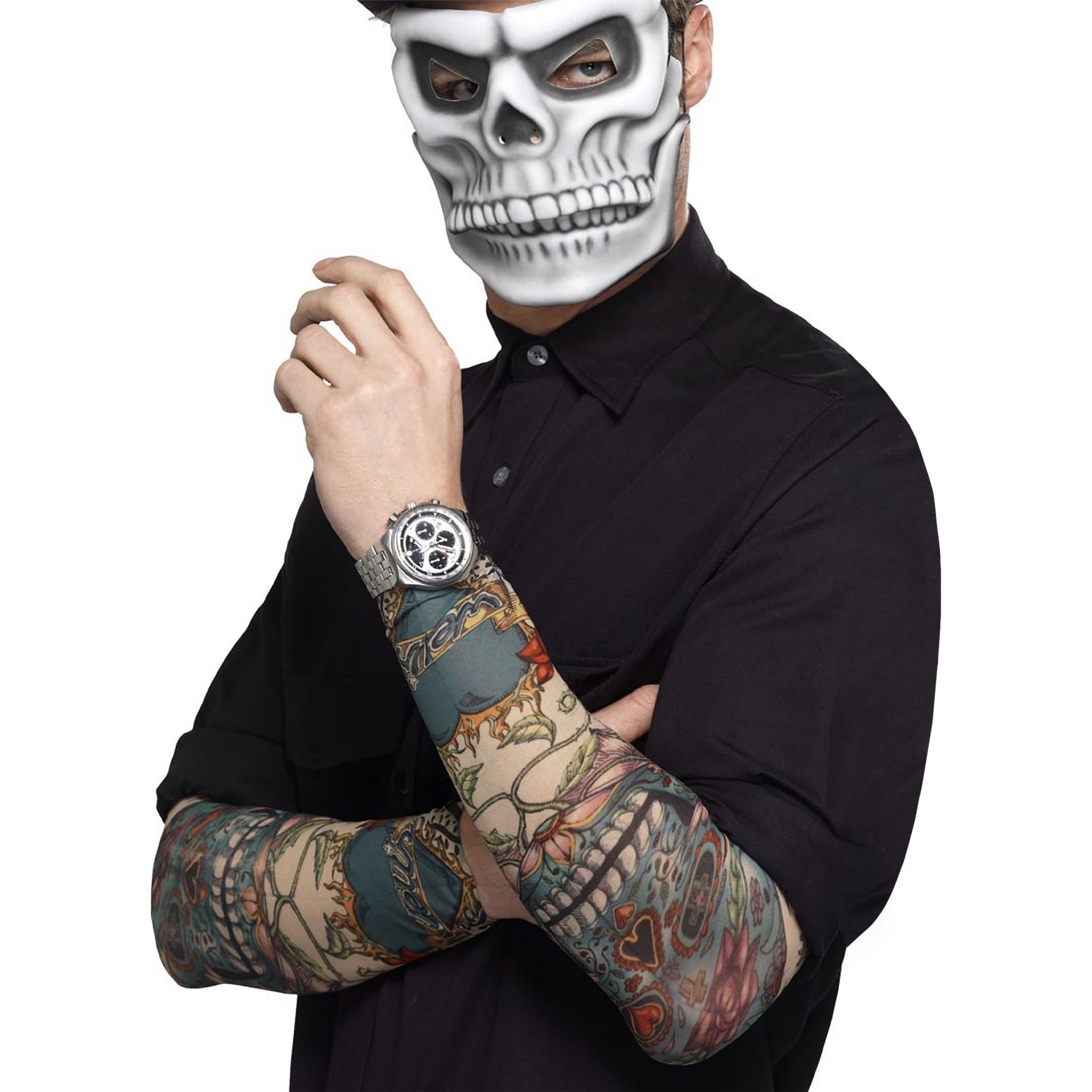 Bild föreställande produkten Day of the Dead Tatueringsärmar – 2-pack