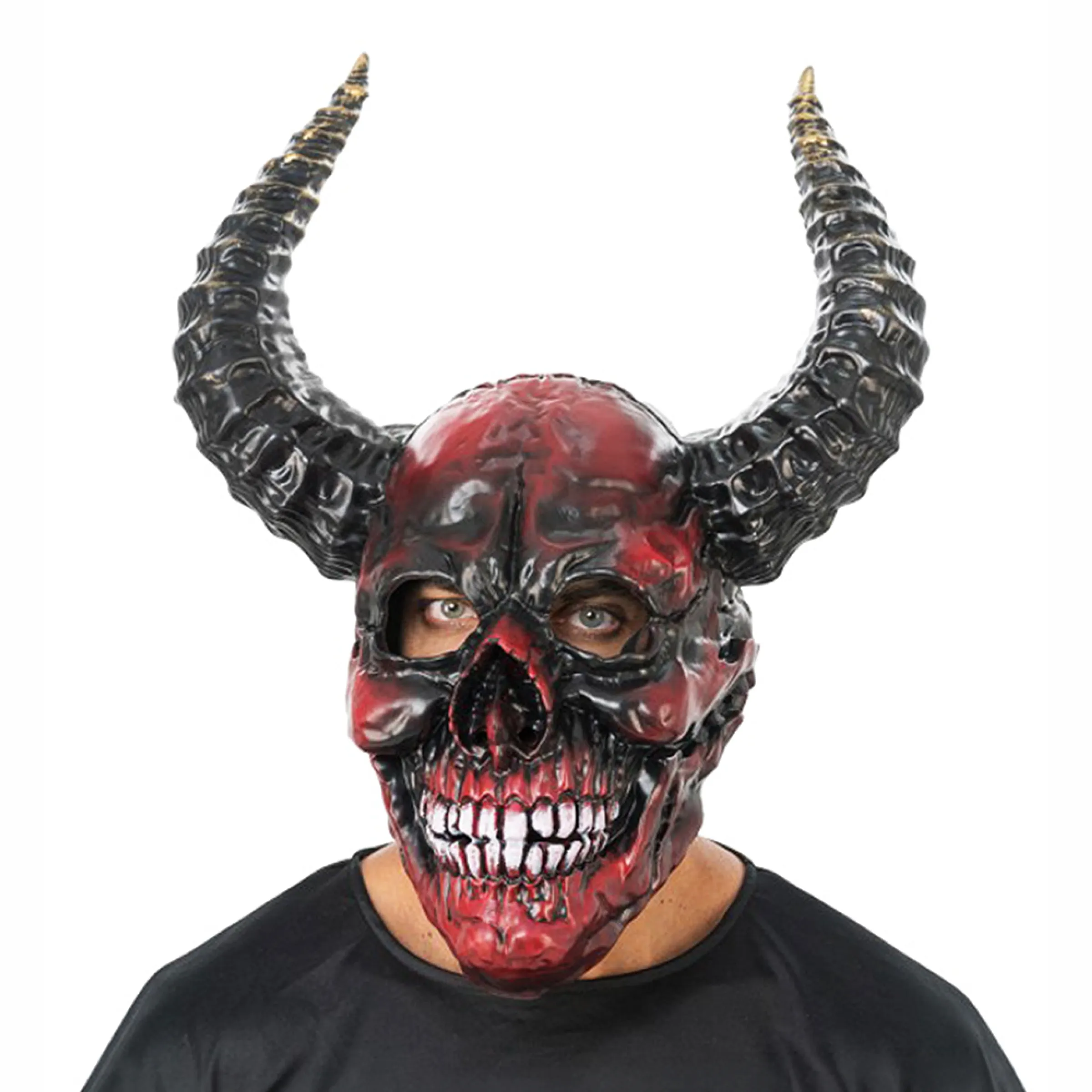 Bild föreställande produkten Demonskalle med Horn Mask – One size