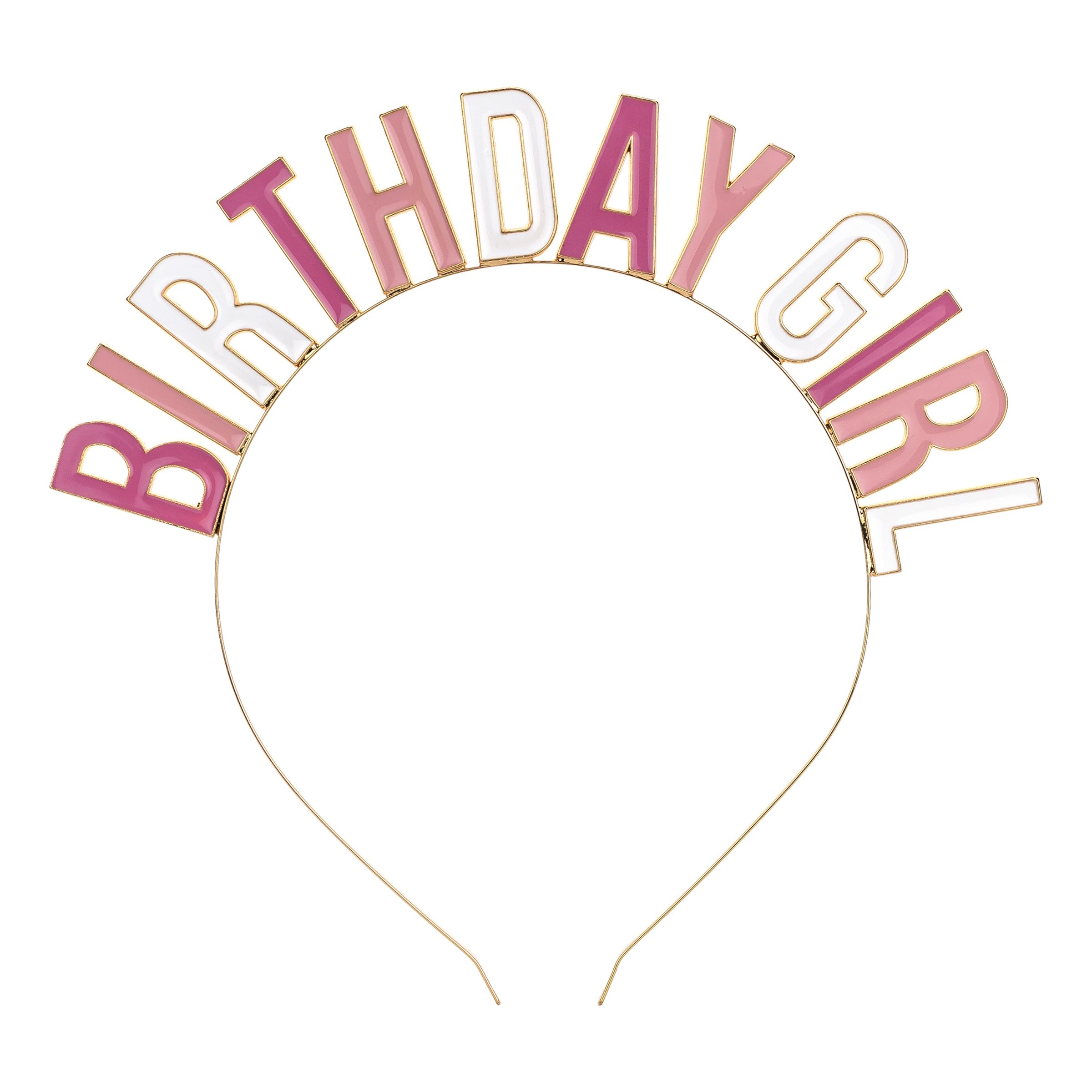 Bild föreställande produkten Diadem Birthday Girl i Metall – One size