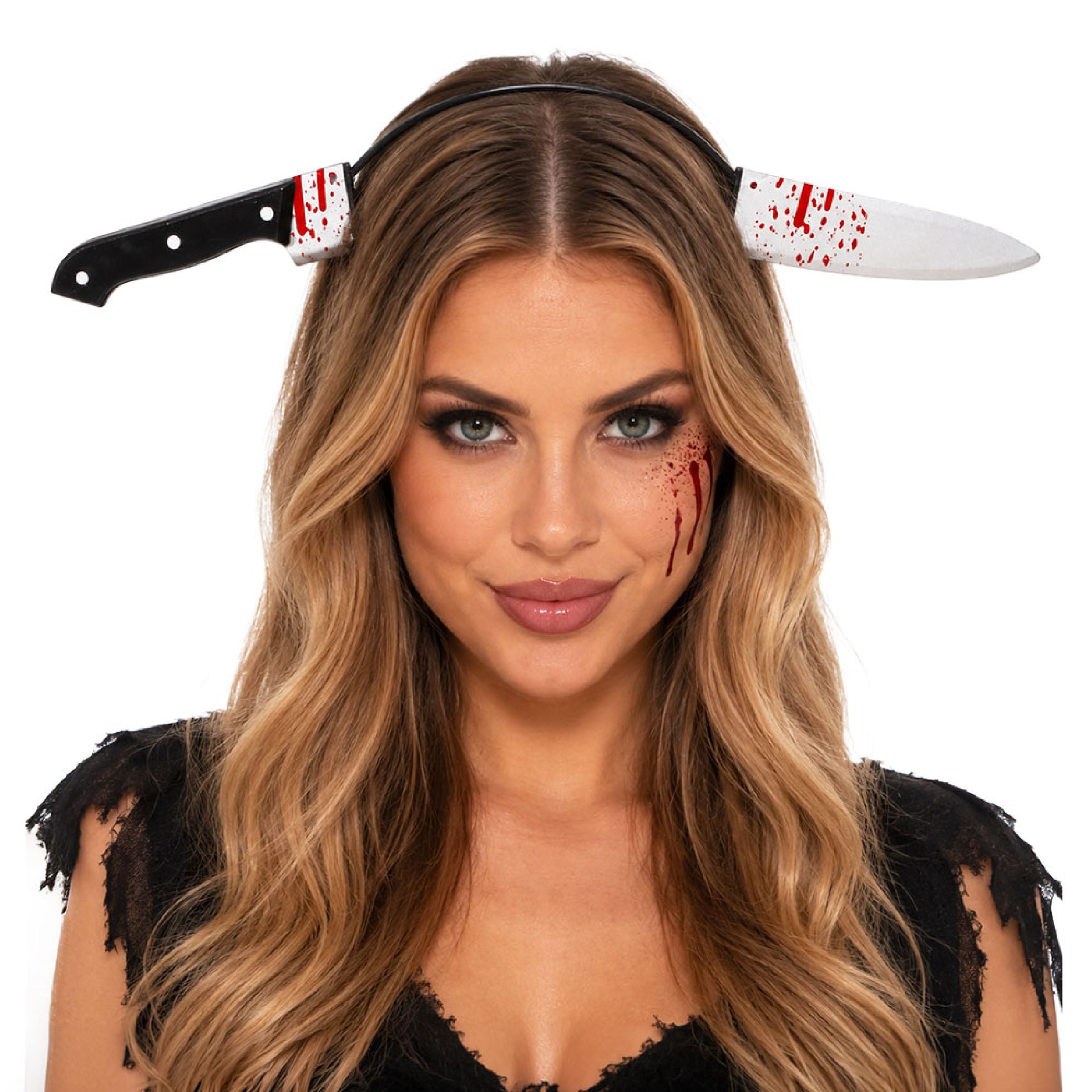 Bild föreställande produkten Diadem Blodig Kniv Genom Huvudet – One size