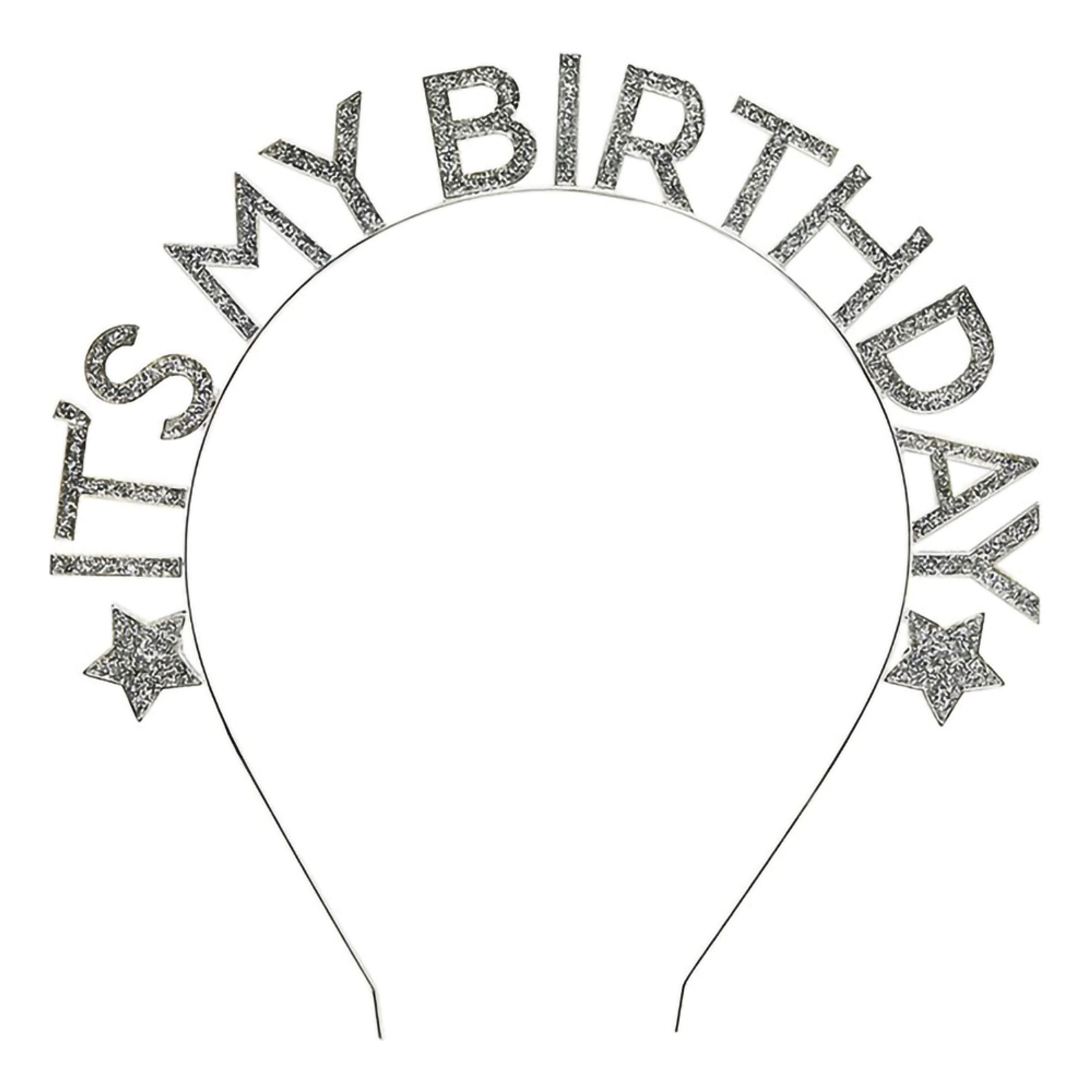 Bild föreställande produkten Diadem It’s My Birthday Silver i Metall – One size