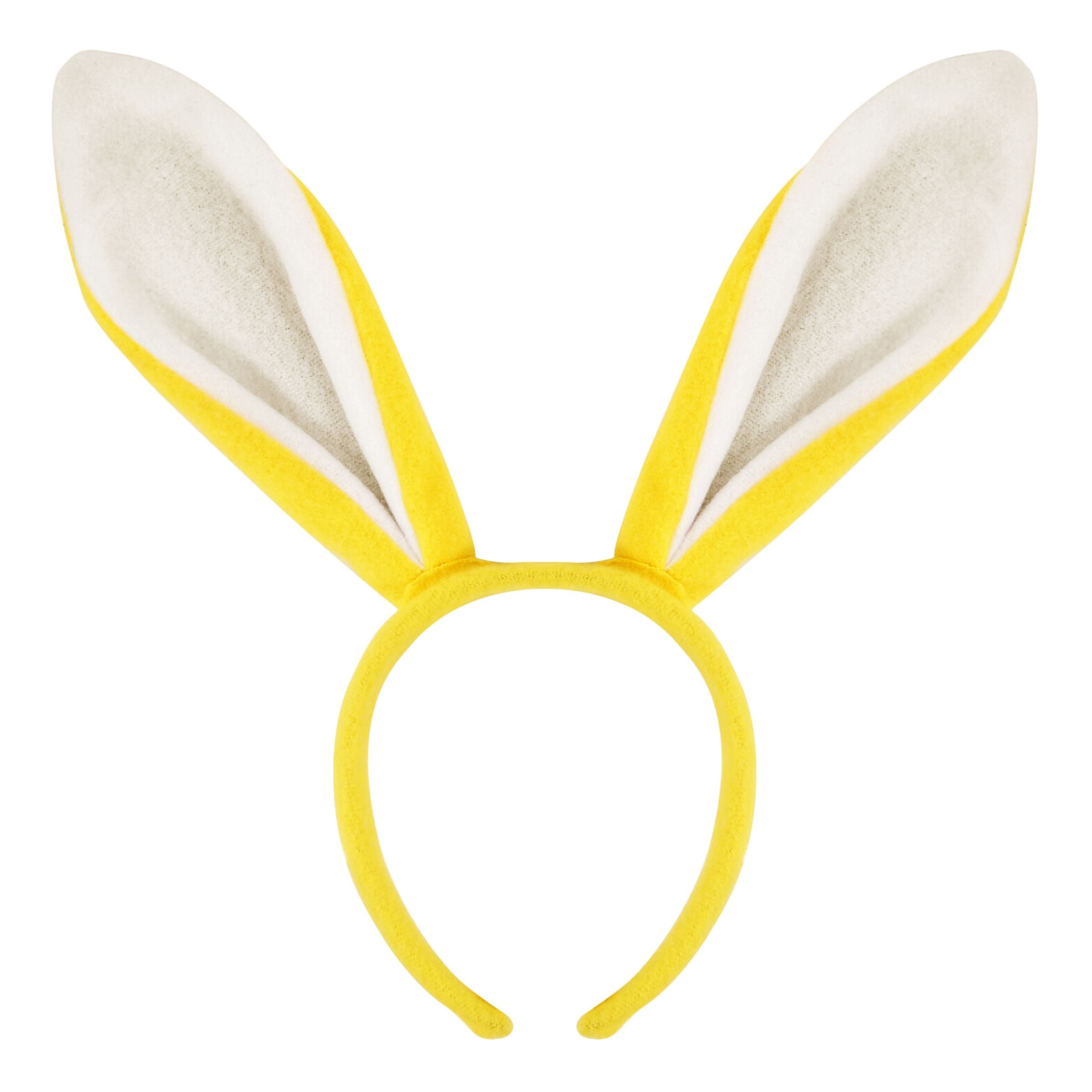 Bild föreställande produkten Diadem Kaninöron Gula – One size