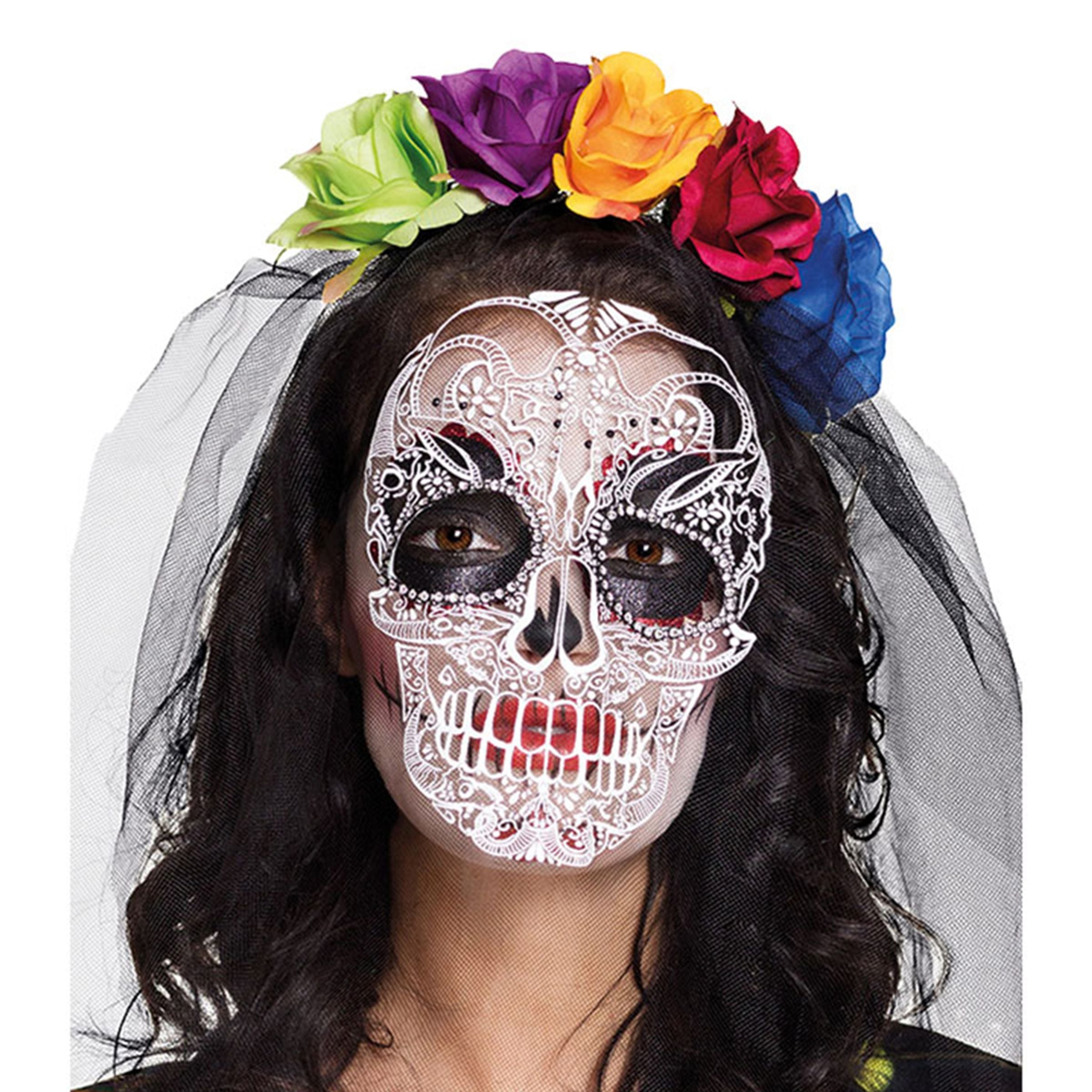 Bild föreställande produkten Diadem med Mask Day of the Dead – One size