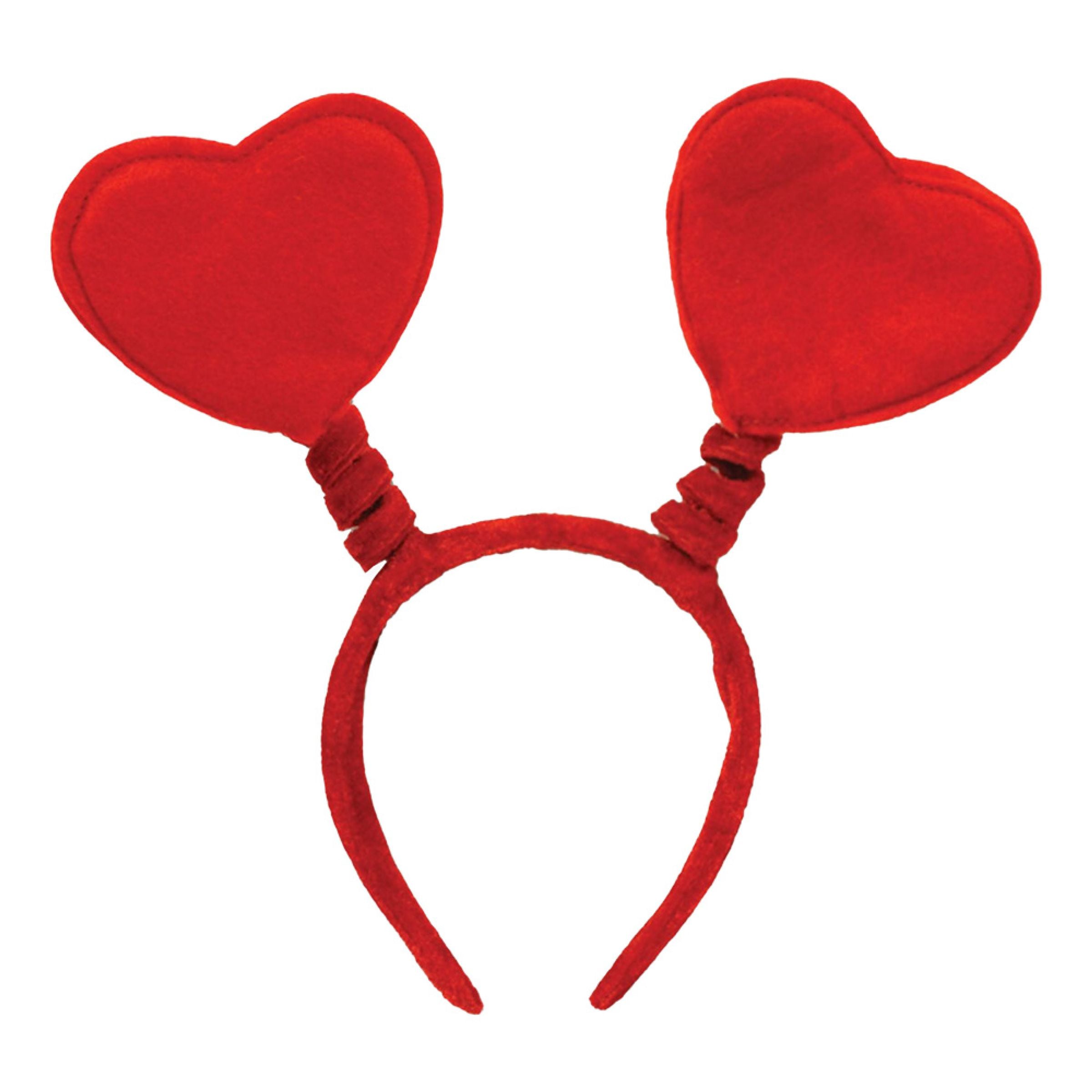 Bild föreställande produkten Diadem Rött med Hjärtan