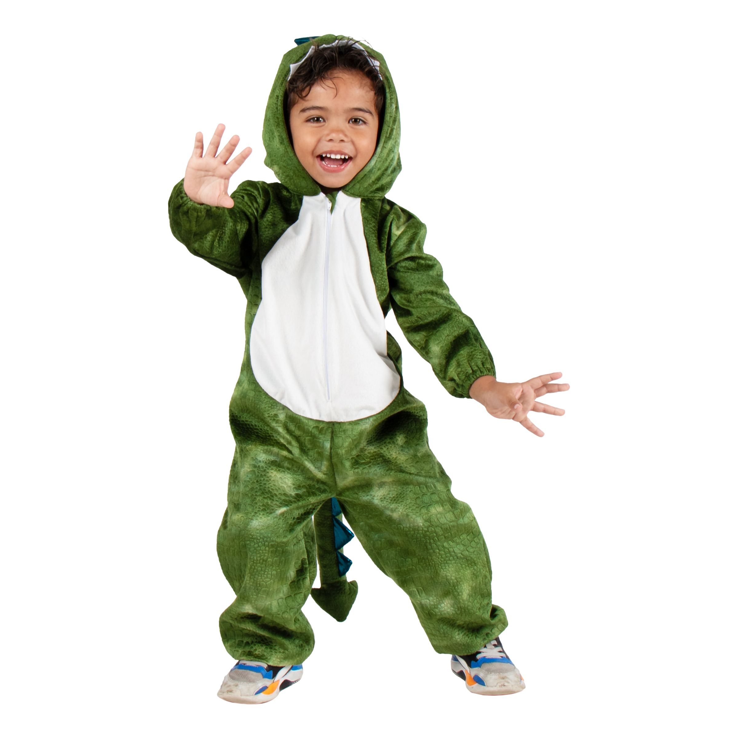 Bild föreställande produkten Dinosaurie Jumpsuit Barn Maskeraddräkt – Small