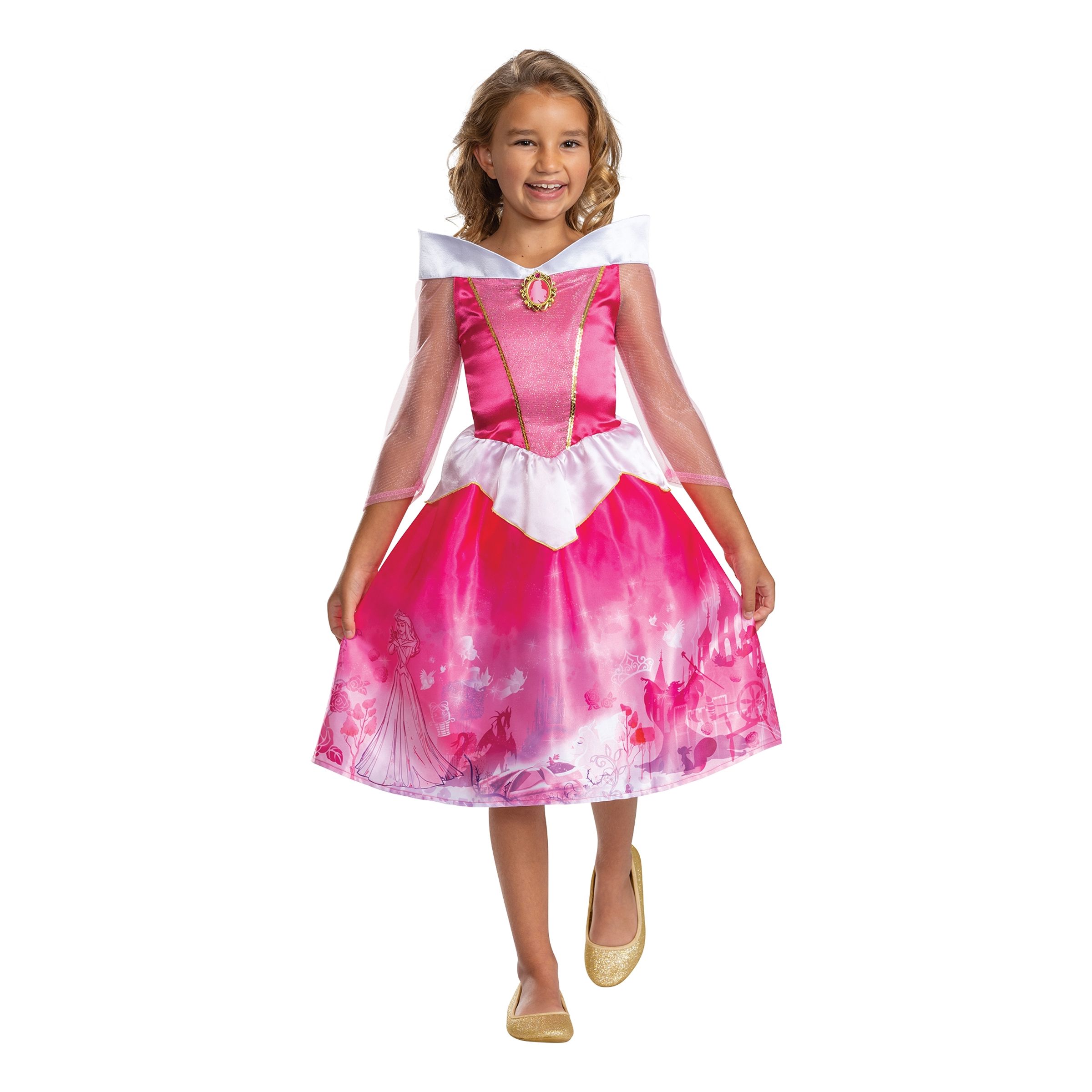 Bild föreställande produkten Disney Aurora Klänning Barn Maskeraddräkt – X-Small