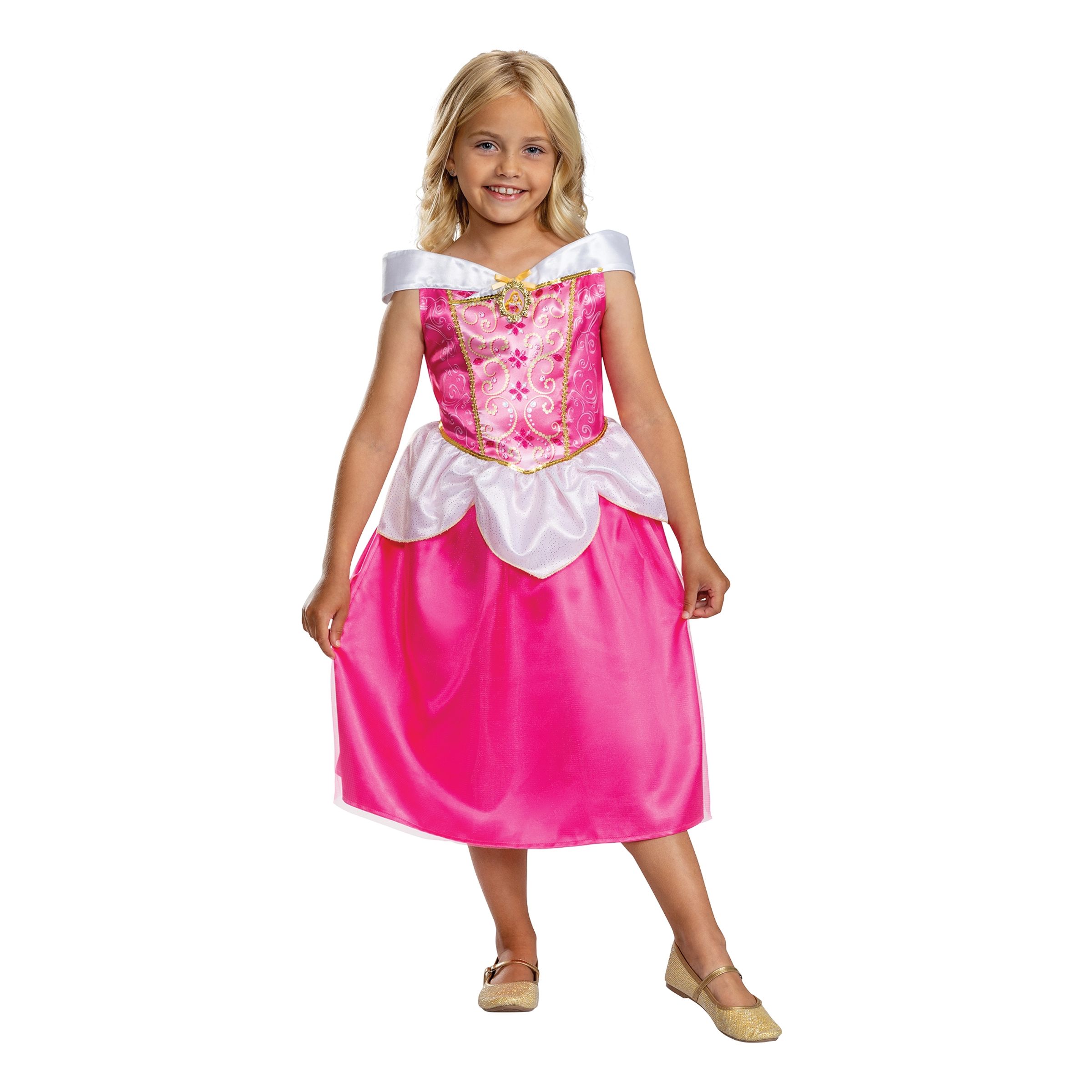 Bild föreställande produkten Disney Aurora Klänning Klassisk Barn Maskeraddräkt – X-Small
