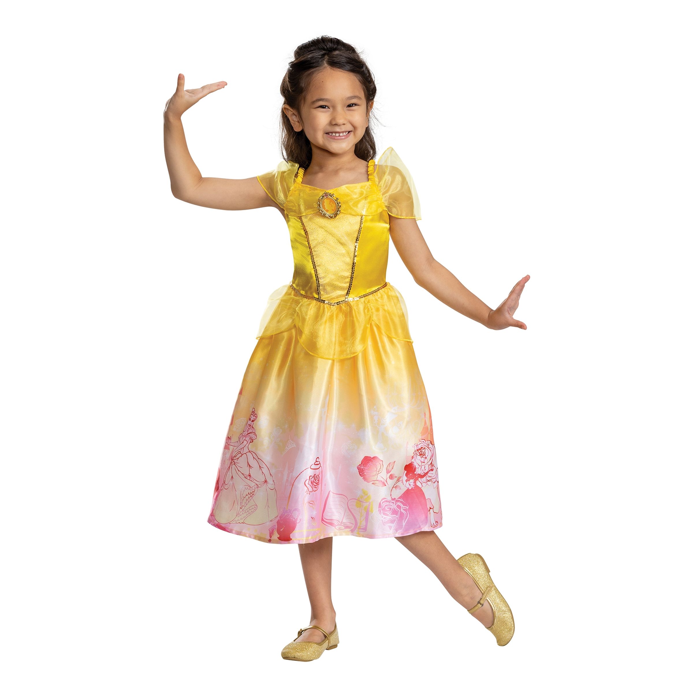 Bild föreställande produkten Disney Belle Klassisk Barn Maskeraddräkt – X-Small