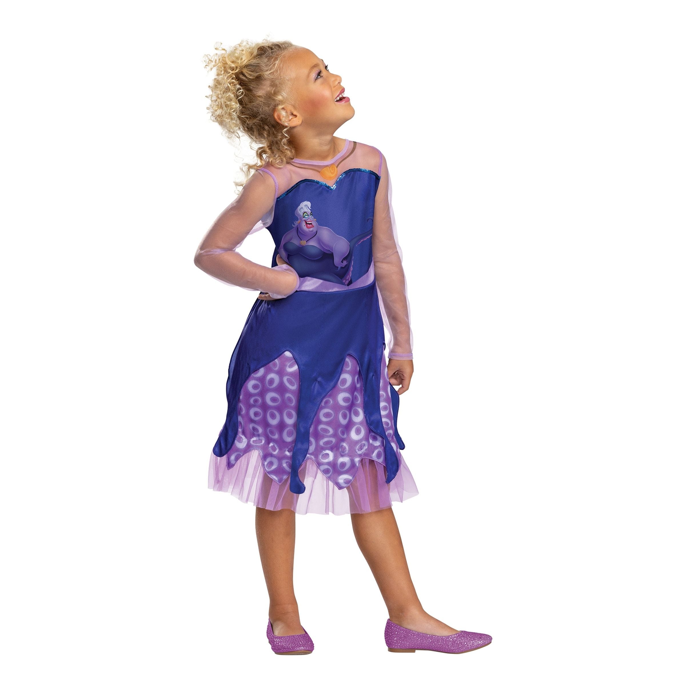 Bild föreställande produkten Disney Den Lilla Sjöjungfrun Ursula Barn Maskeraddräkt – Medium