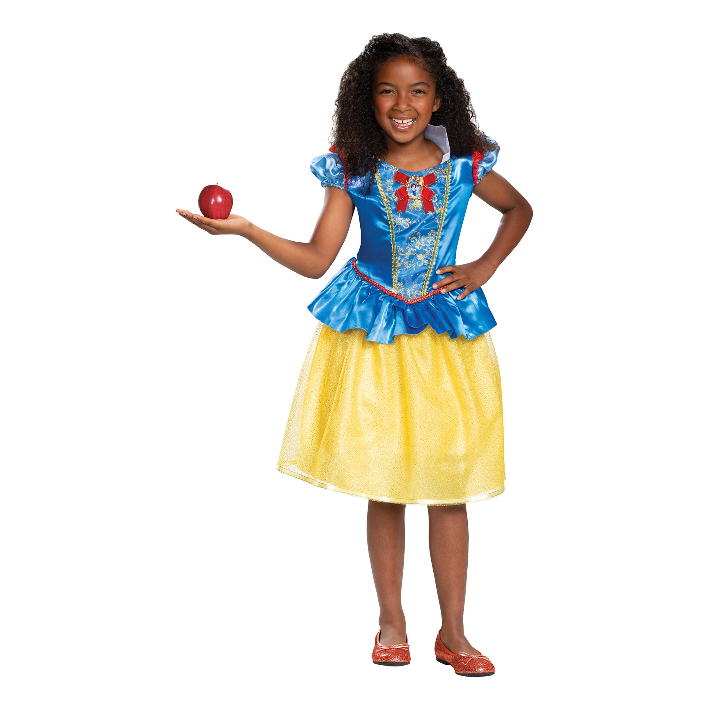 Bild föreställande produkten Disney Snövit Deluxe Barn Maskeraddräkt – X-Small