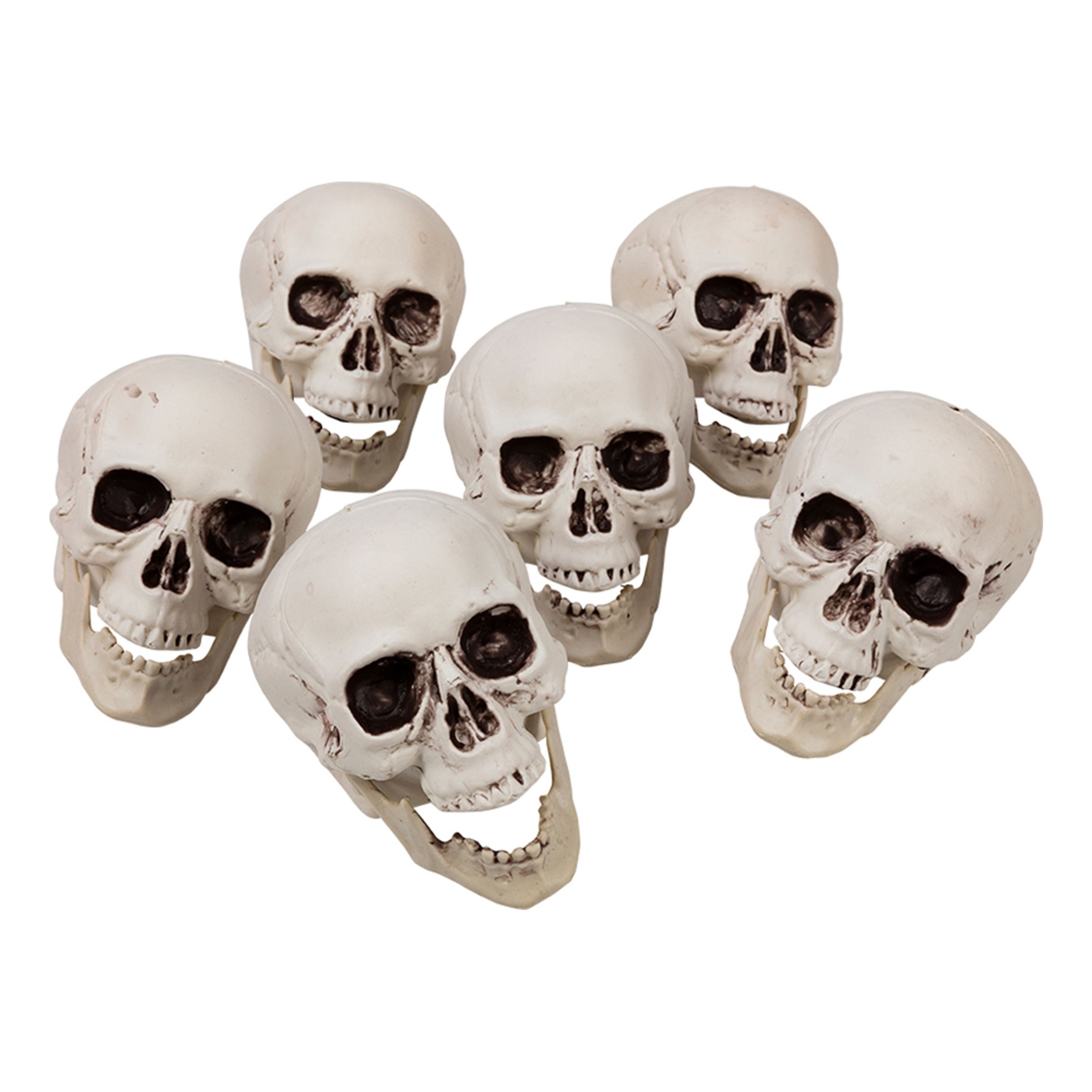 Bild föreställande produkten Dödskallar i Plast – 6-pack
