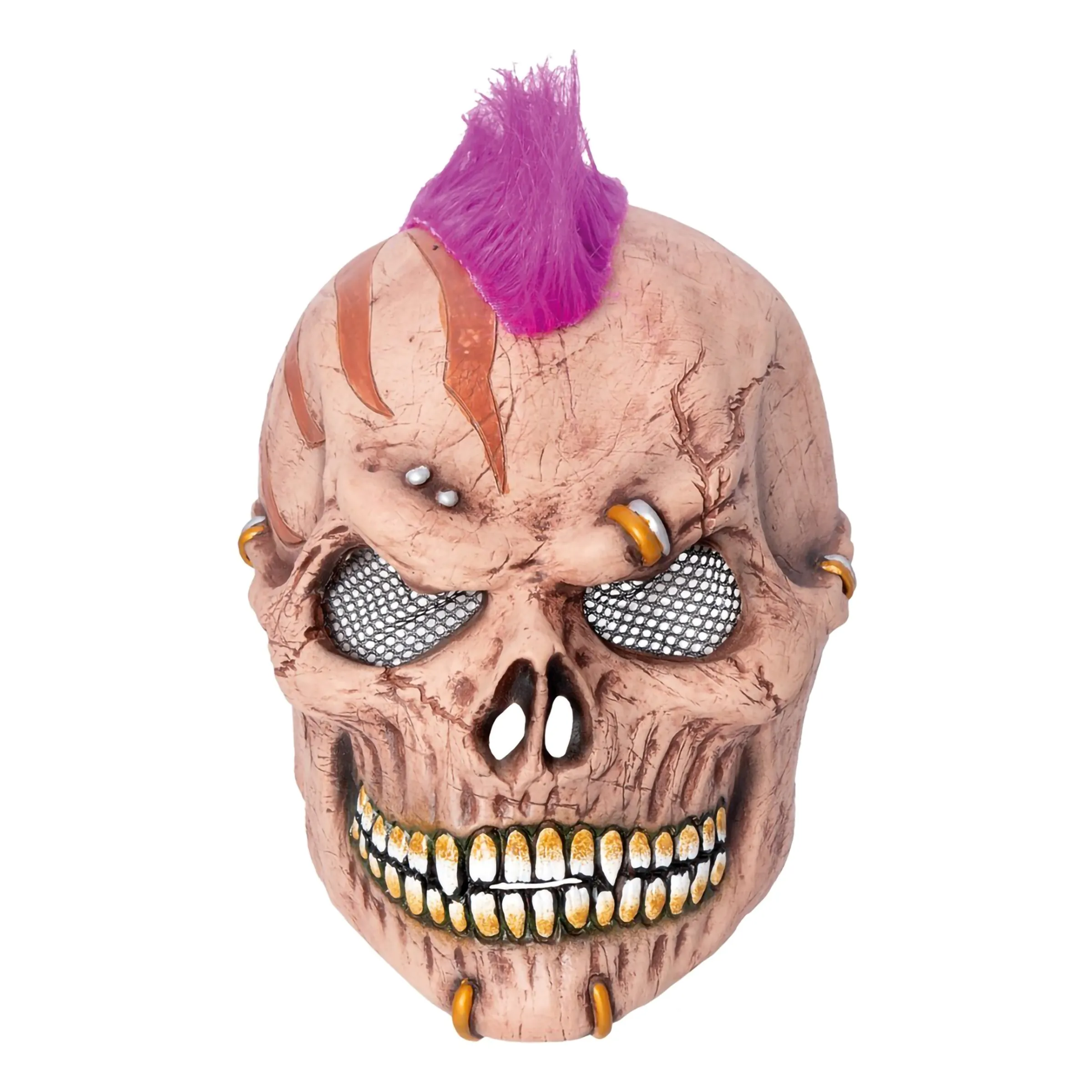 Bild föreställande produkten Dödskalle Punk Latexmask – One size