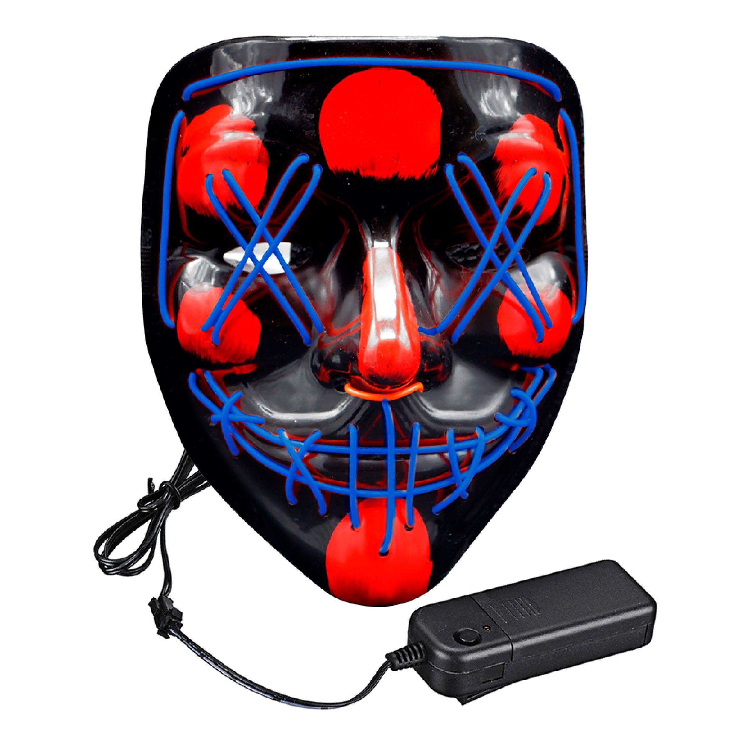 Bild föreställande produkten El Wire Purge LED Mask – Blå